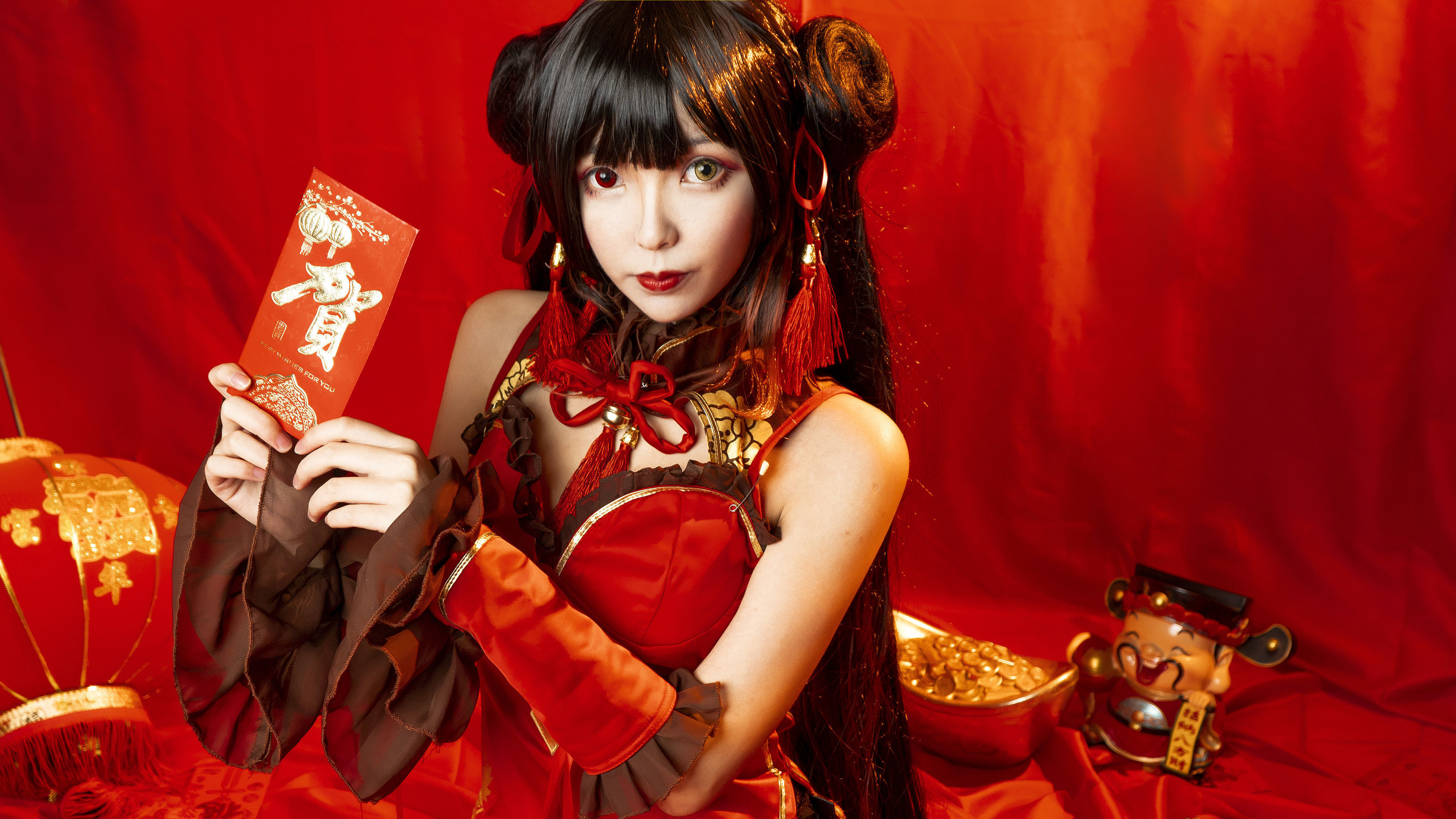 Coser小姐姐妍子坚不可摧 狂三新年-图5