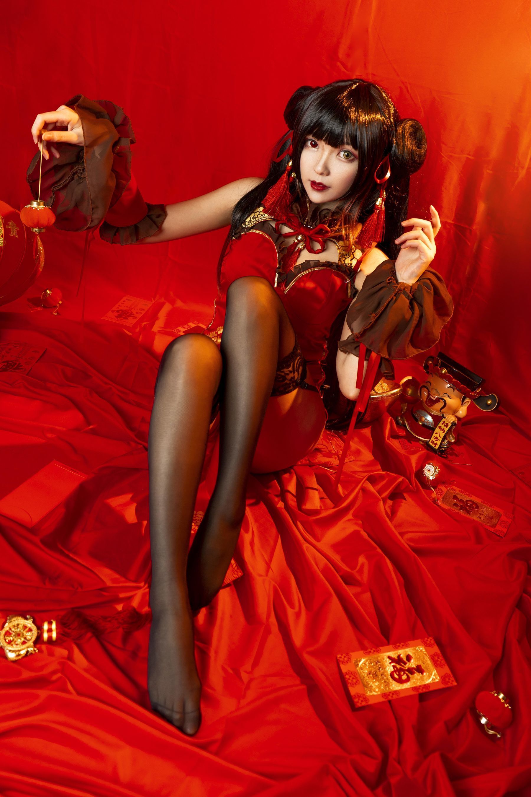 Coser小姐姐妍子坚不可摧 狂三新年-图7