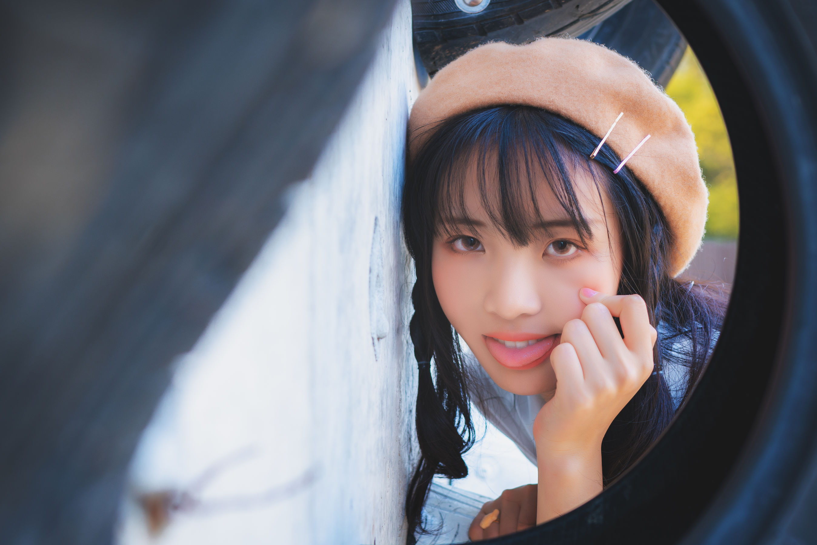 清纯妹子西瓜 白云森林-图18