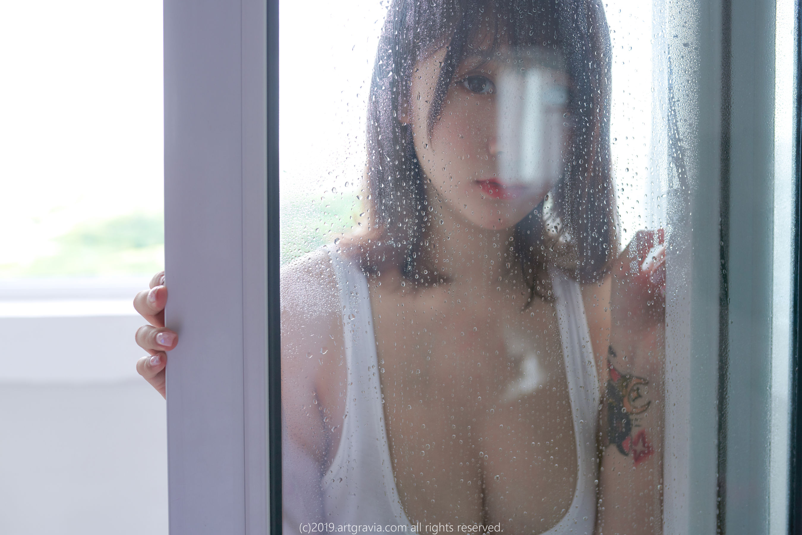 猫九酱Sakura 高叉连体衣&齐逼小短裙-图17