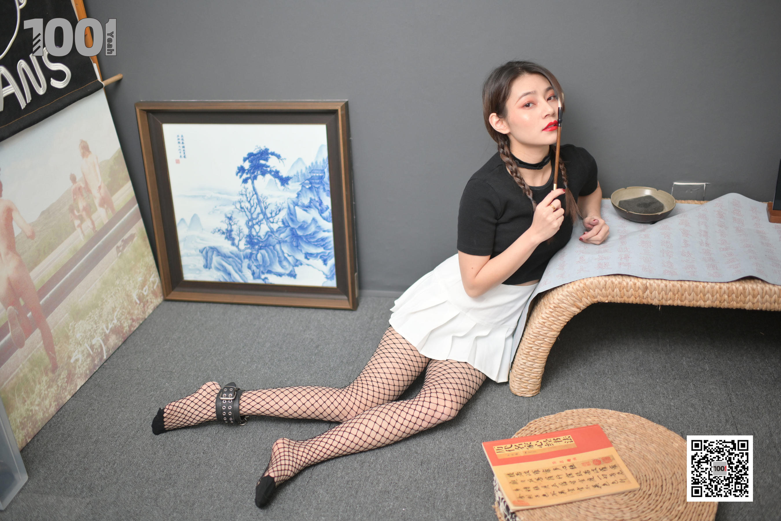 模特：真真《被囚禁在家里练字2》-图57