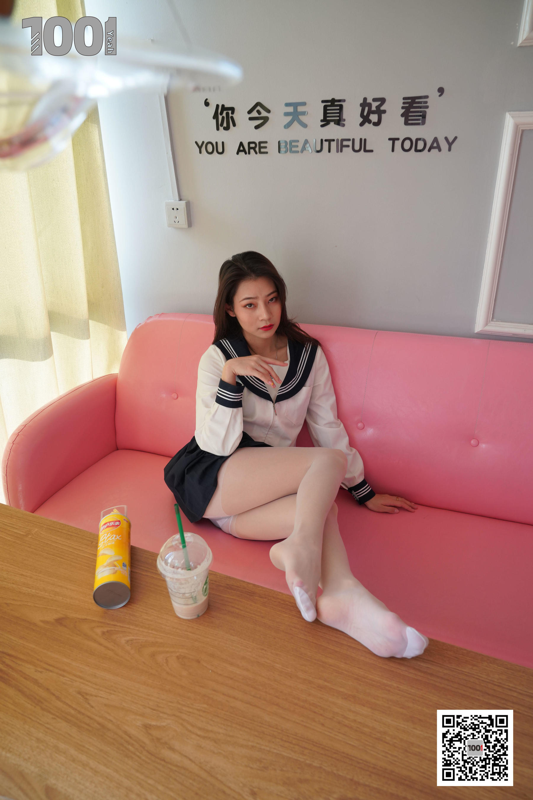 模特：真真《逃课的JK少女1》-图23