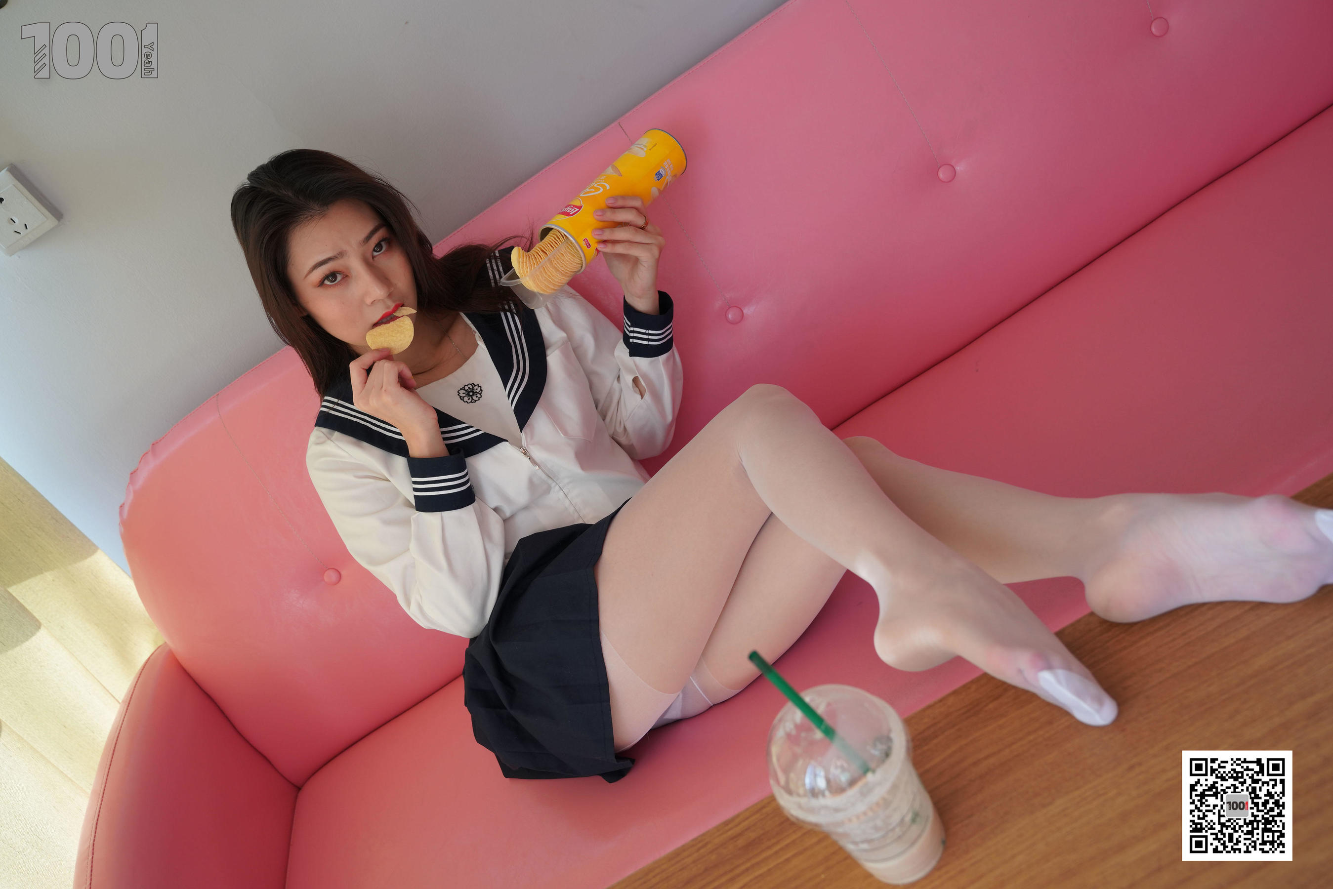 模特：真真《逃课的JK少女1》-图27