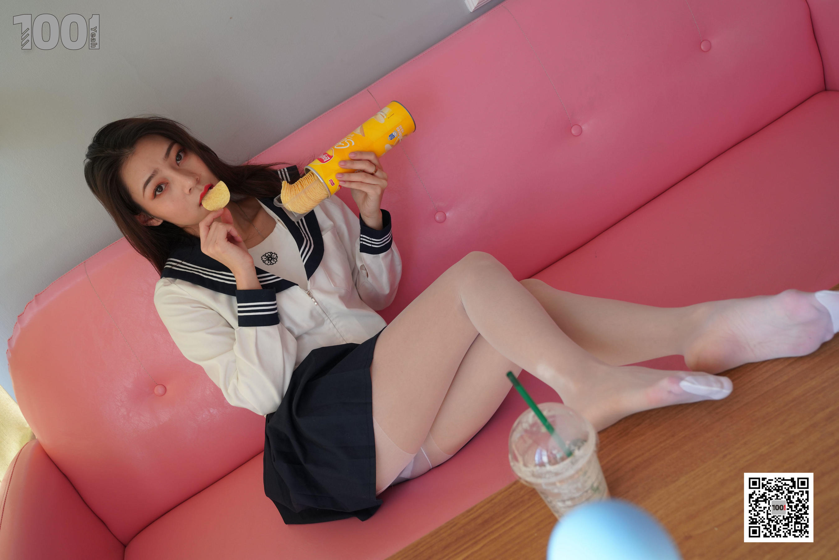 模特：真真《逃课的JK少女1》-图30