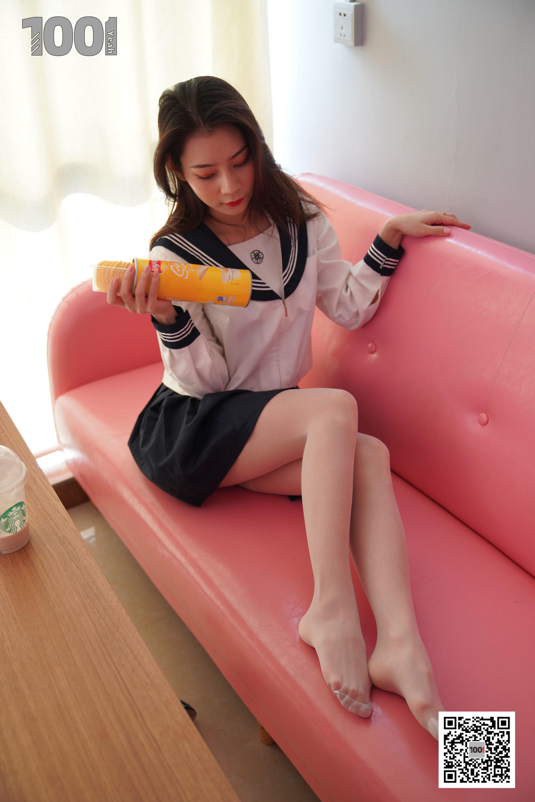 模特：真真《逃课的JK少女1》-图33