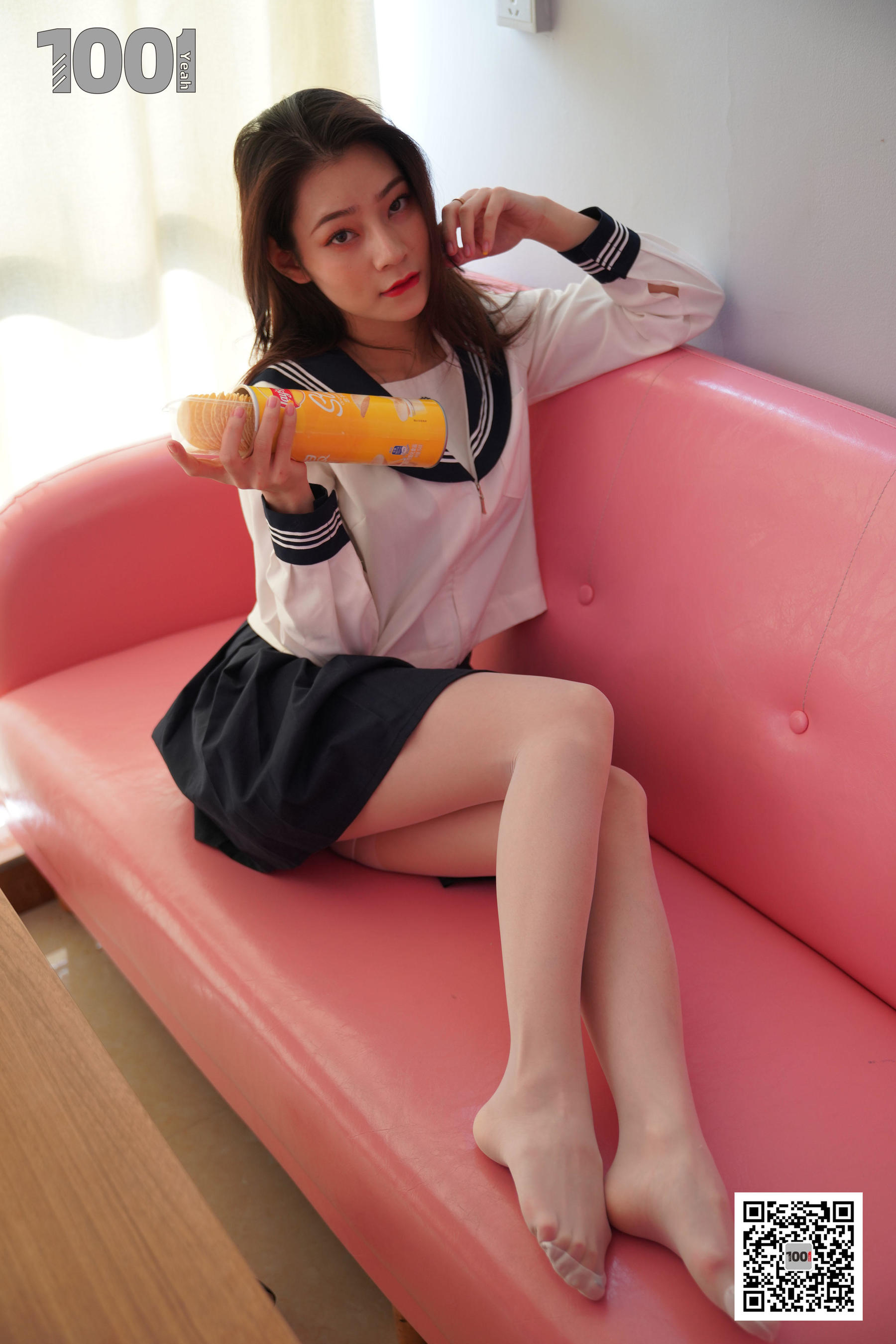 模特：真真《逃课的JK少女1》-图44