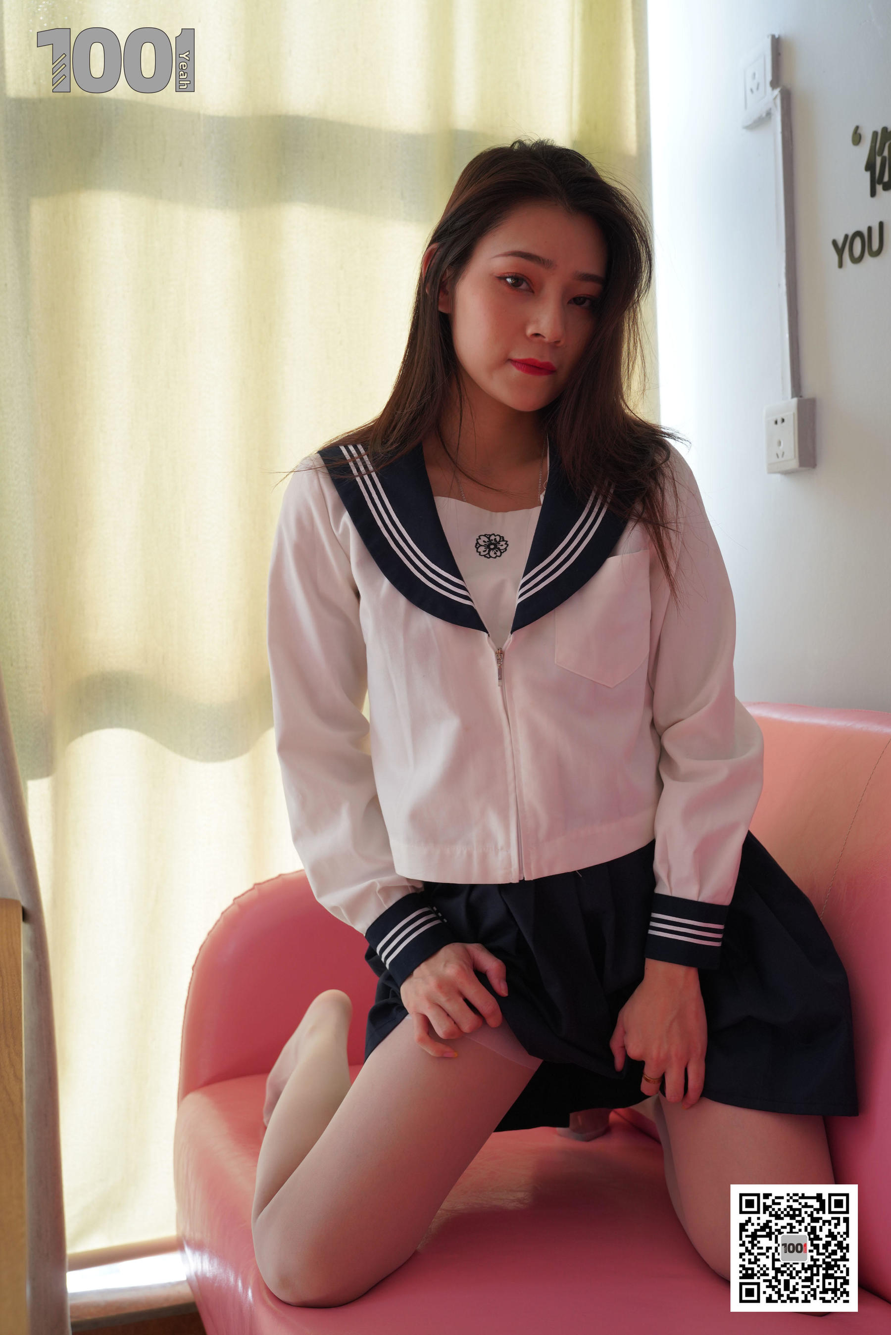 模特：真真《逃课的JK少女1》-图51