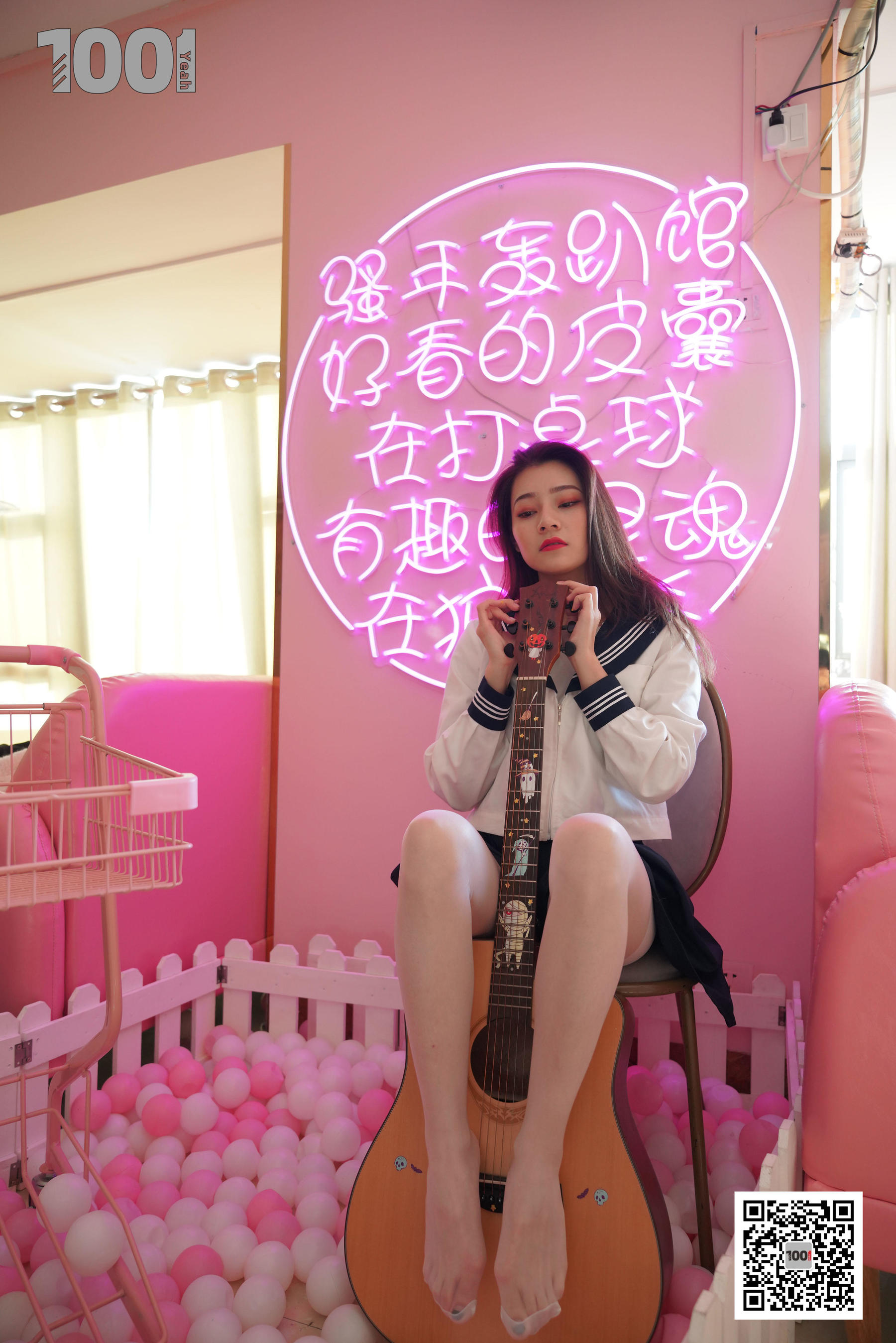 模特：真真《逃课的JK少女3》-图21