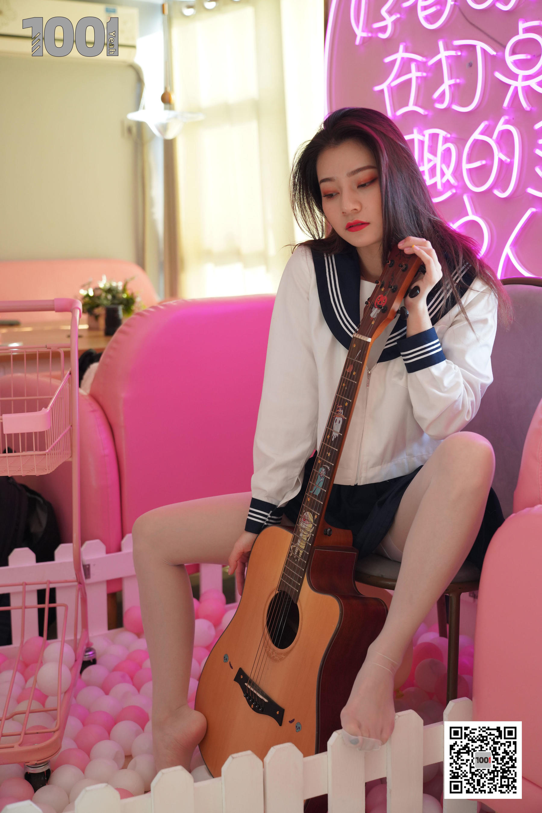 模特：真真《逃课的JK少女3》-图23