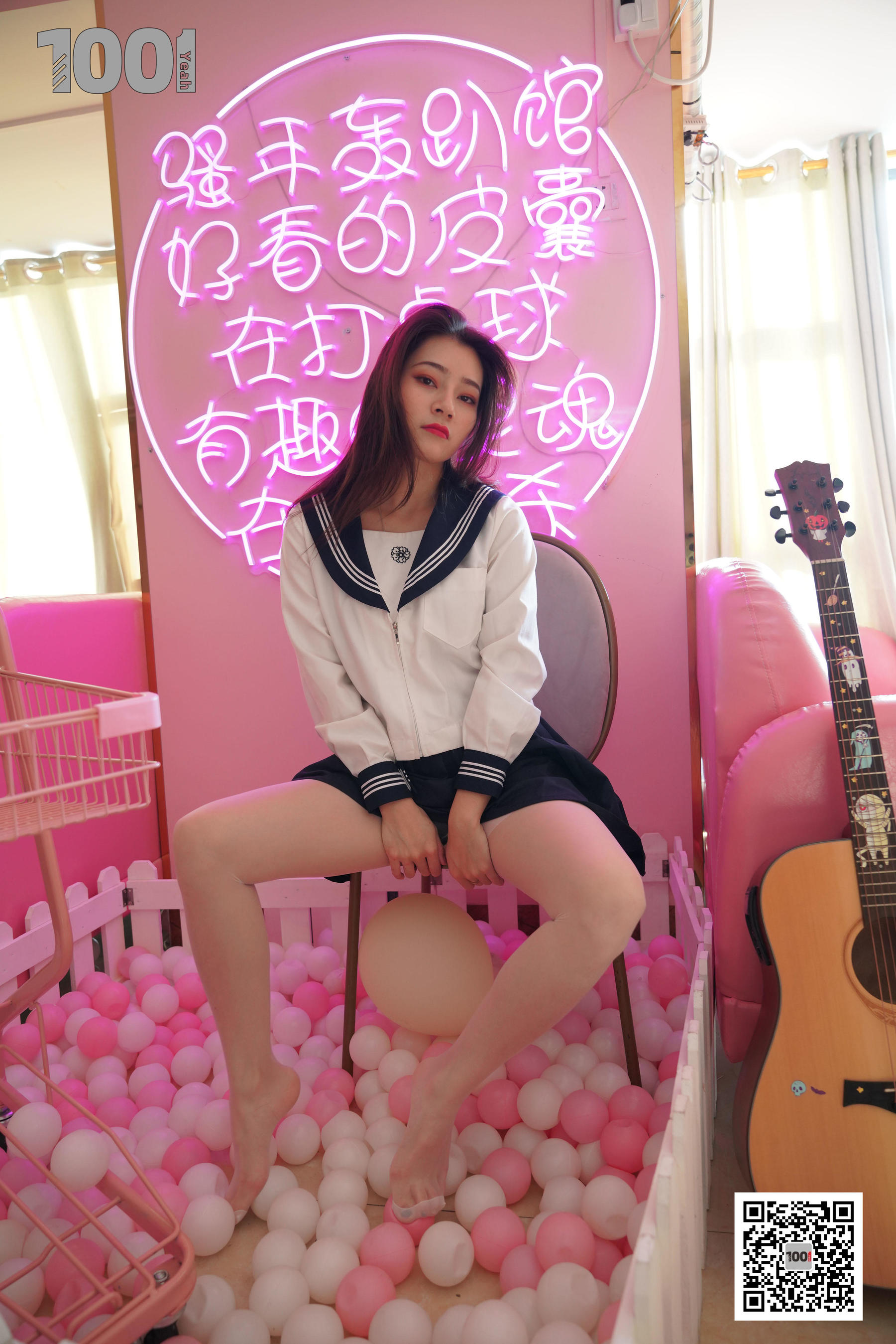 模特：真真《逃课的JK少女3》-图77