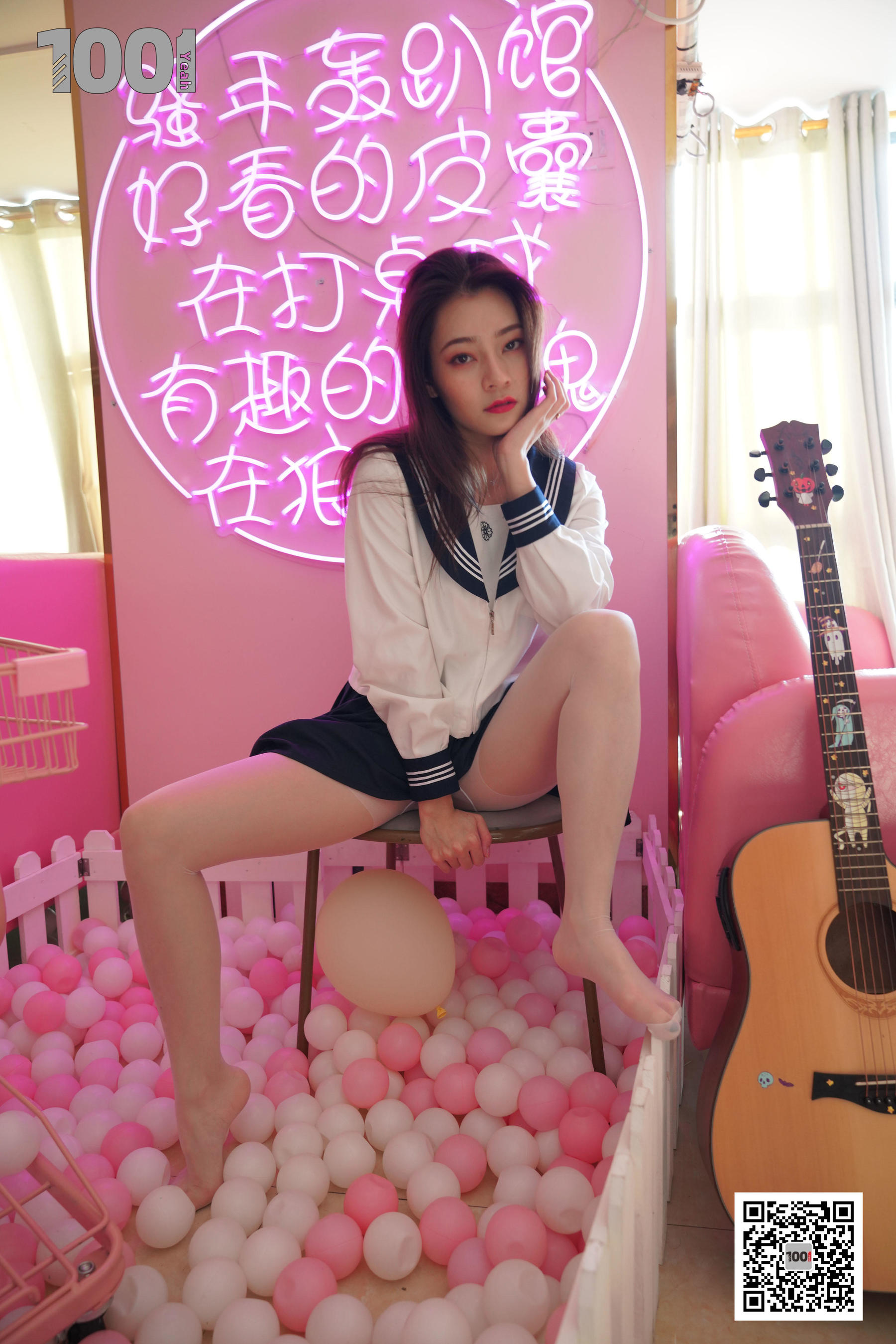 模特：真真《逃课的JK少女3》-图83