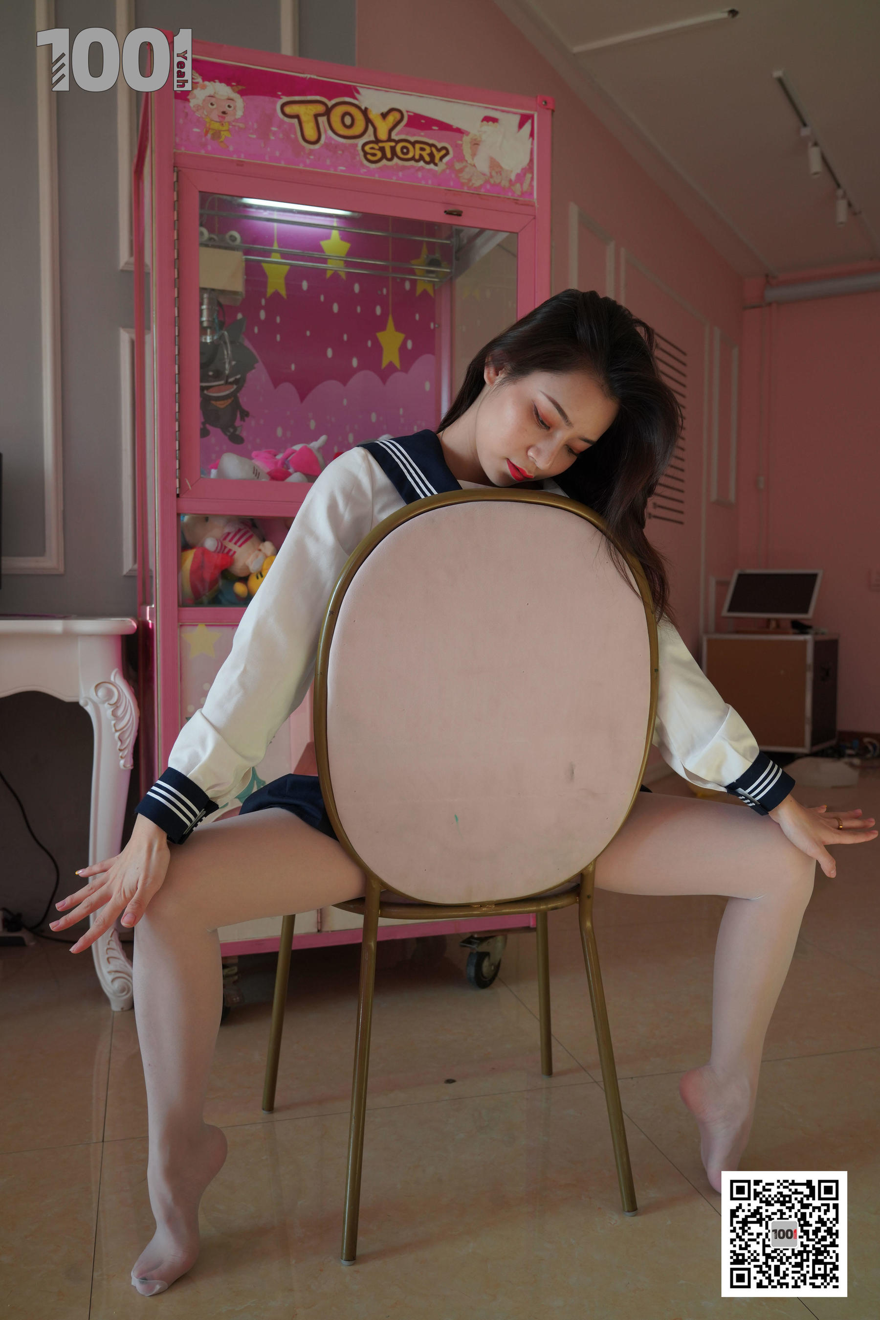 模特：真真《逃课的JK少女4》-图9