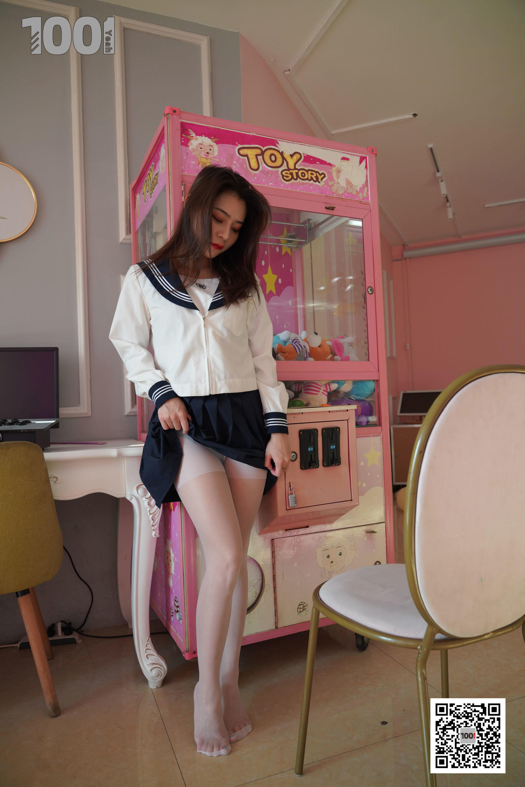 模特：真真《逃课的JK少女4》-图19