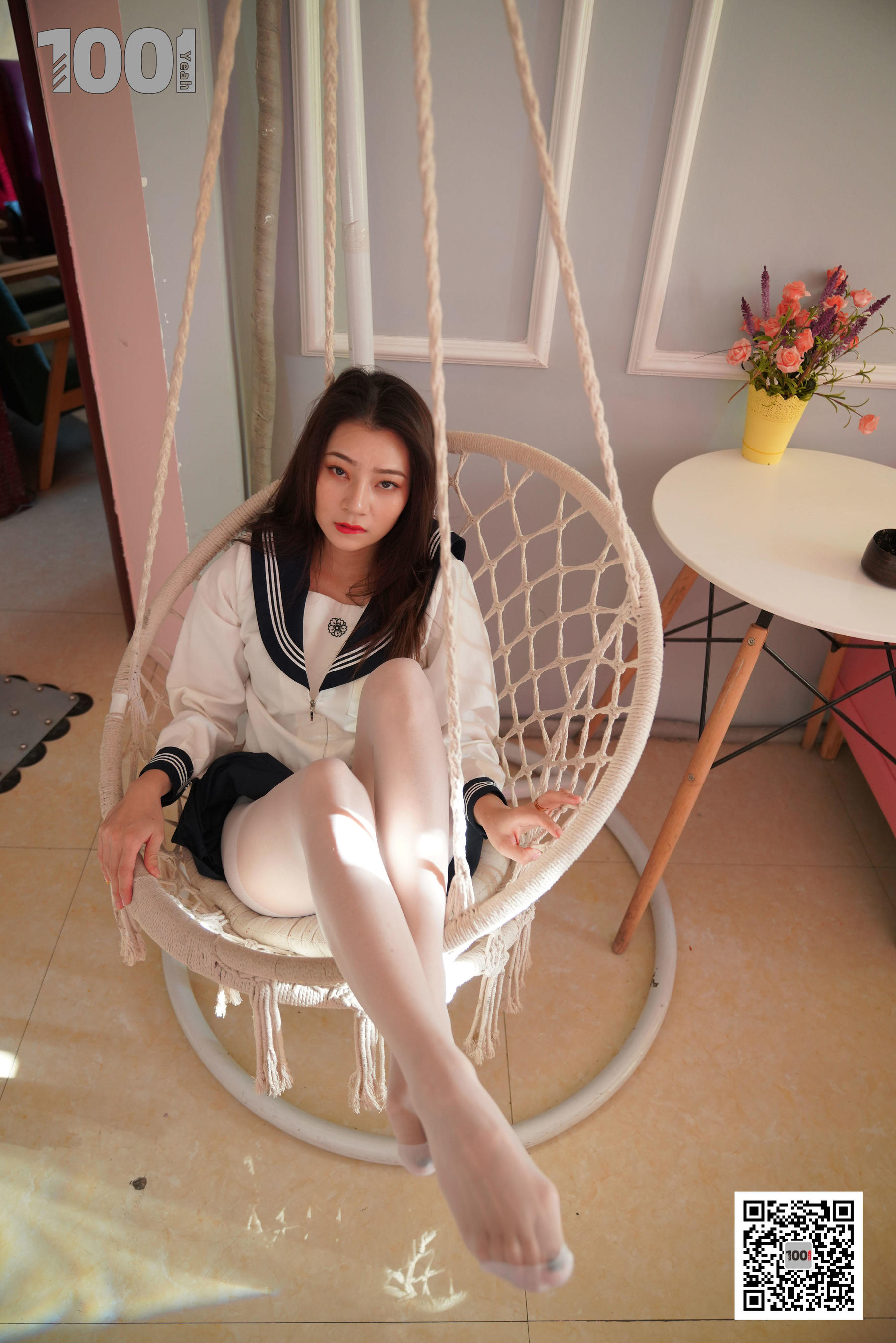 模特：真真《逃课的JK少女4》-图65