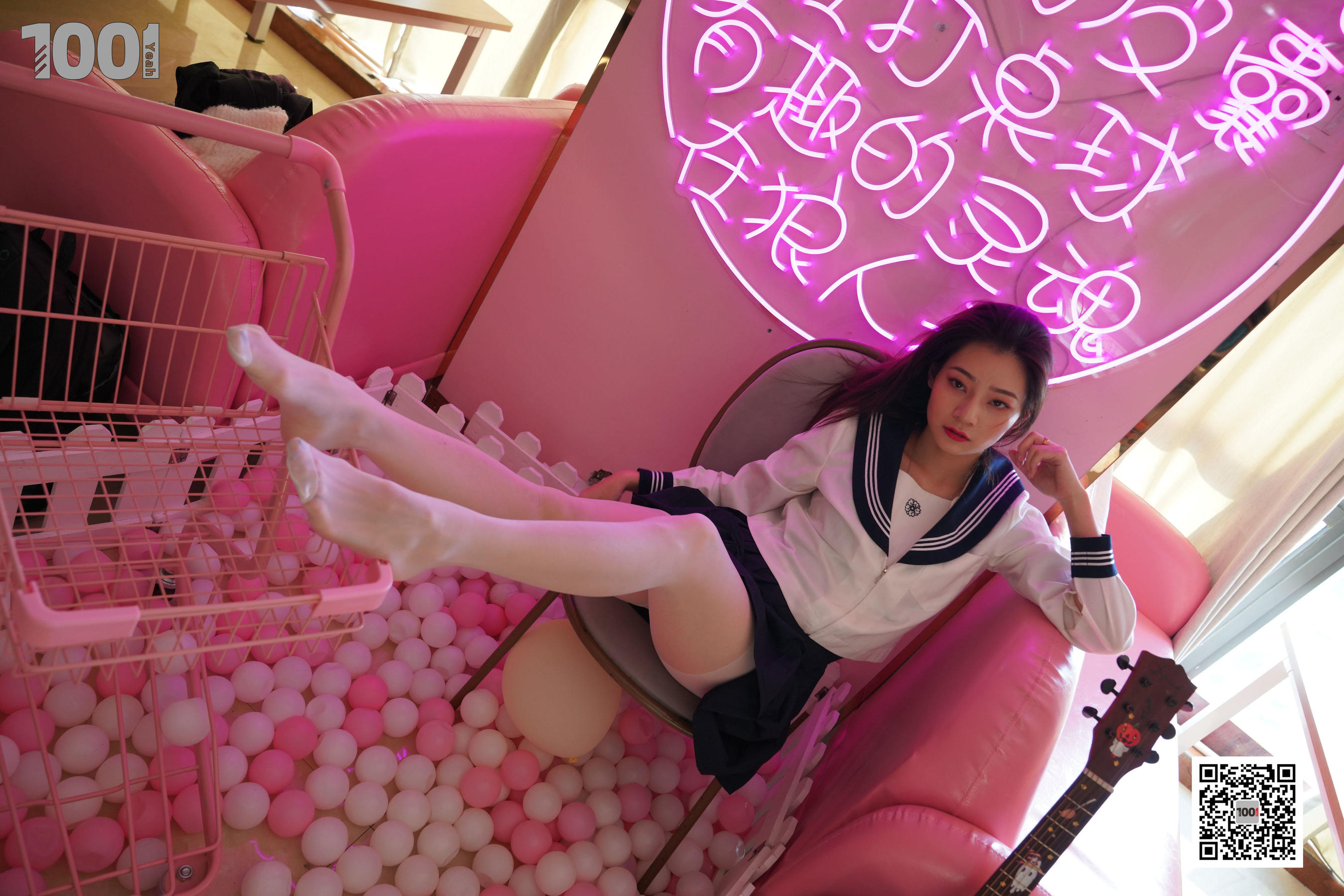 模特：真真《逃课的JK少女4》-图68
