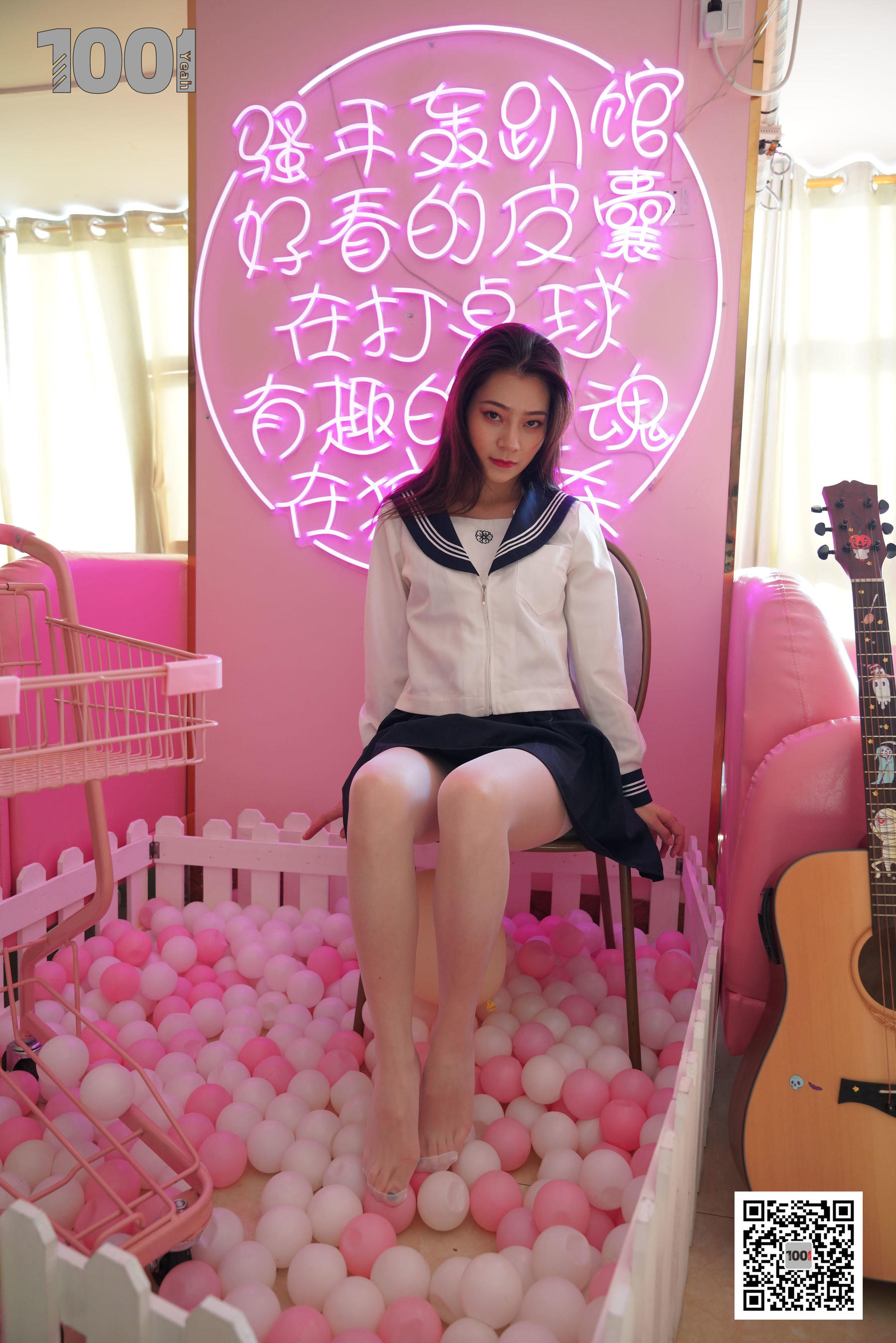 模特：真真《逃课的JK少女4》-图70