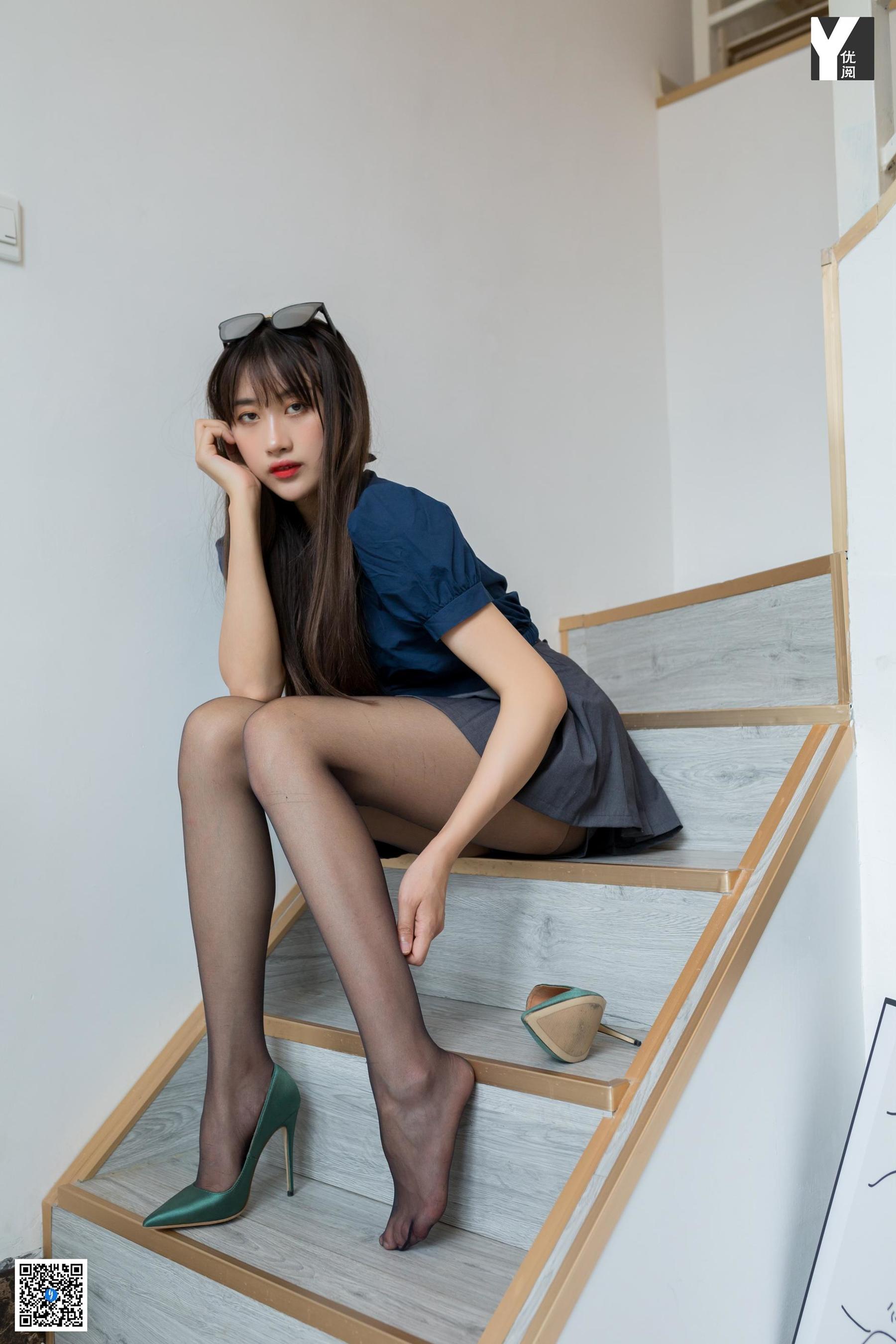 模特：夏夏《御姐穿百褶裙》-图74