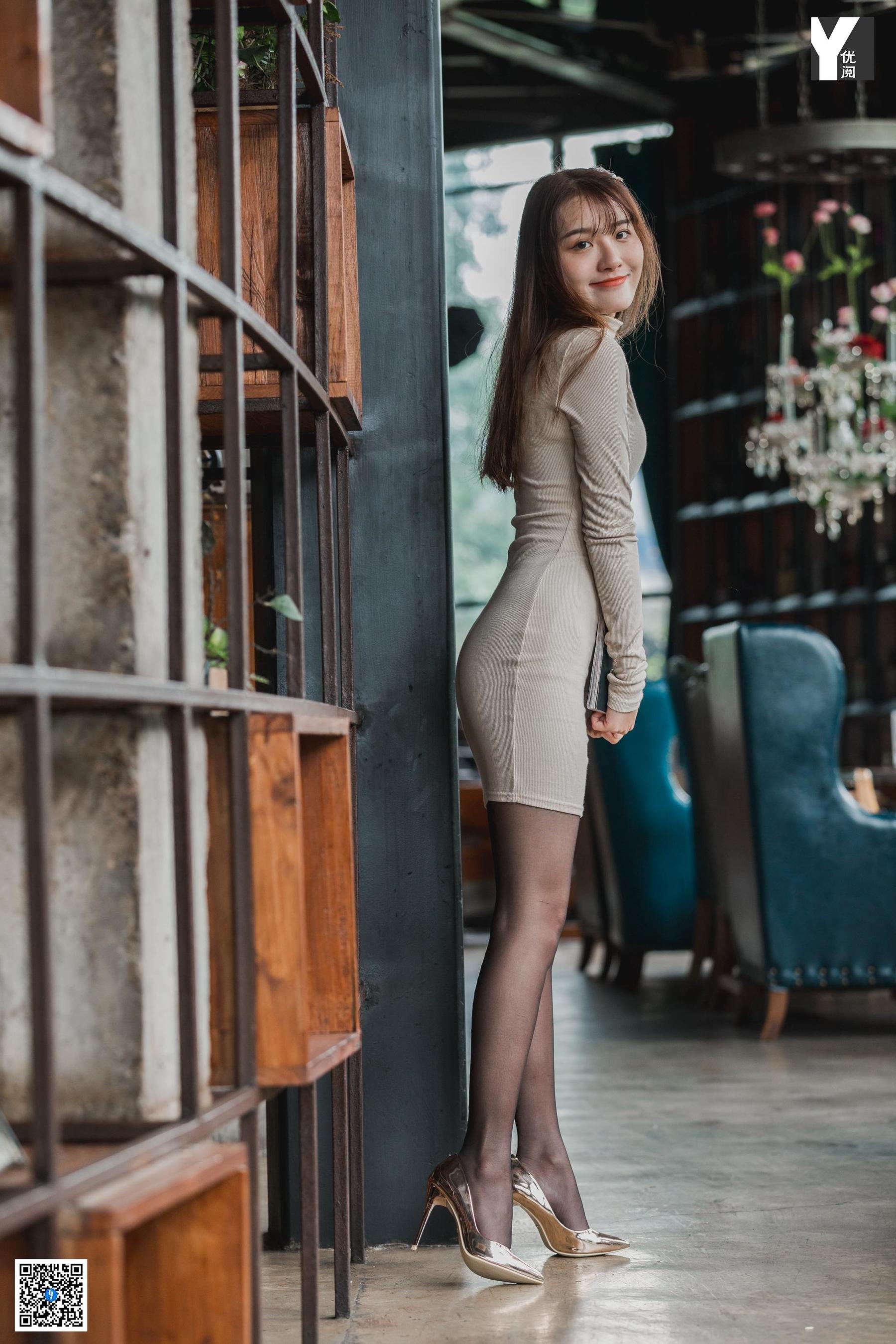 模特：婉萍《又纯又欲的黑色》-图9