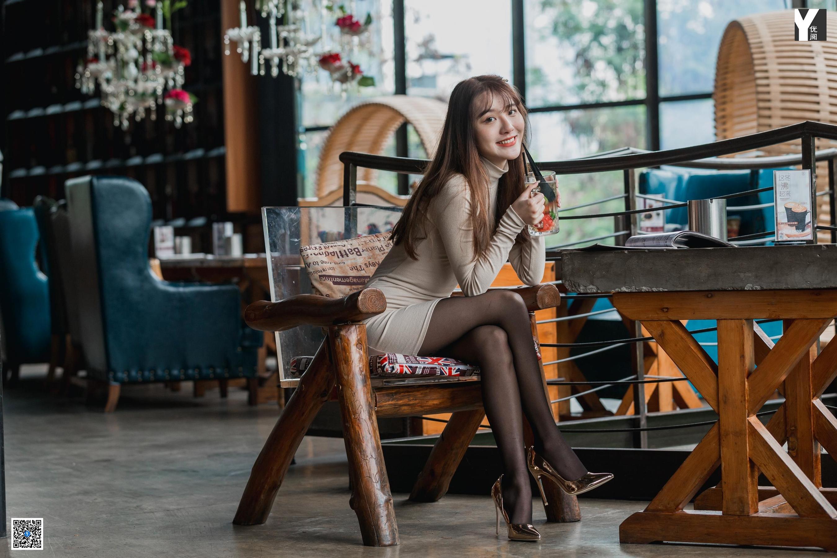 模特：婉萍《又纯又欲的黑色》-图32