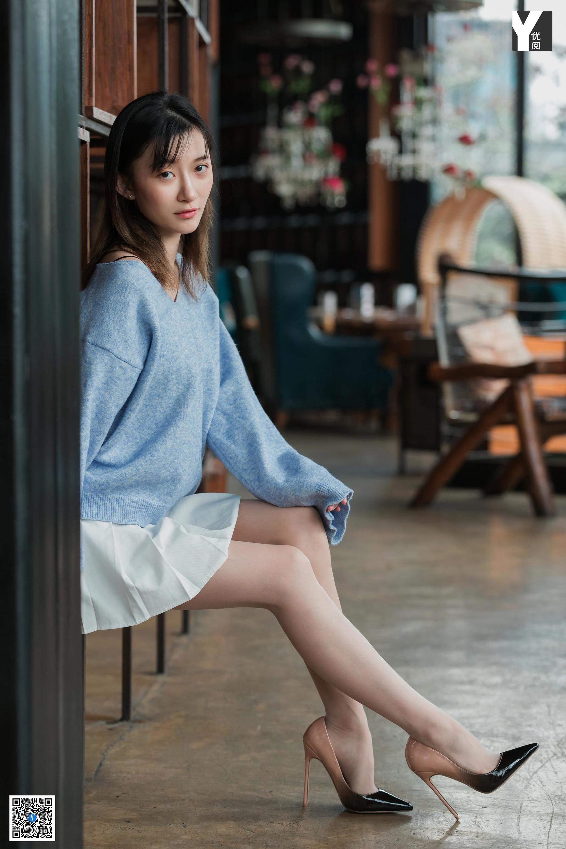 模特：秋秋《百褶裙少女》-图4