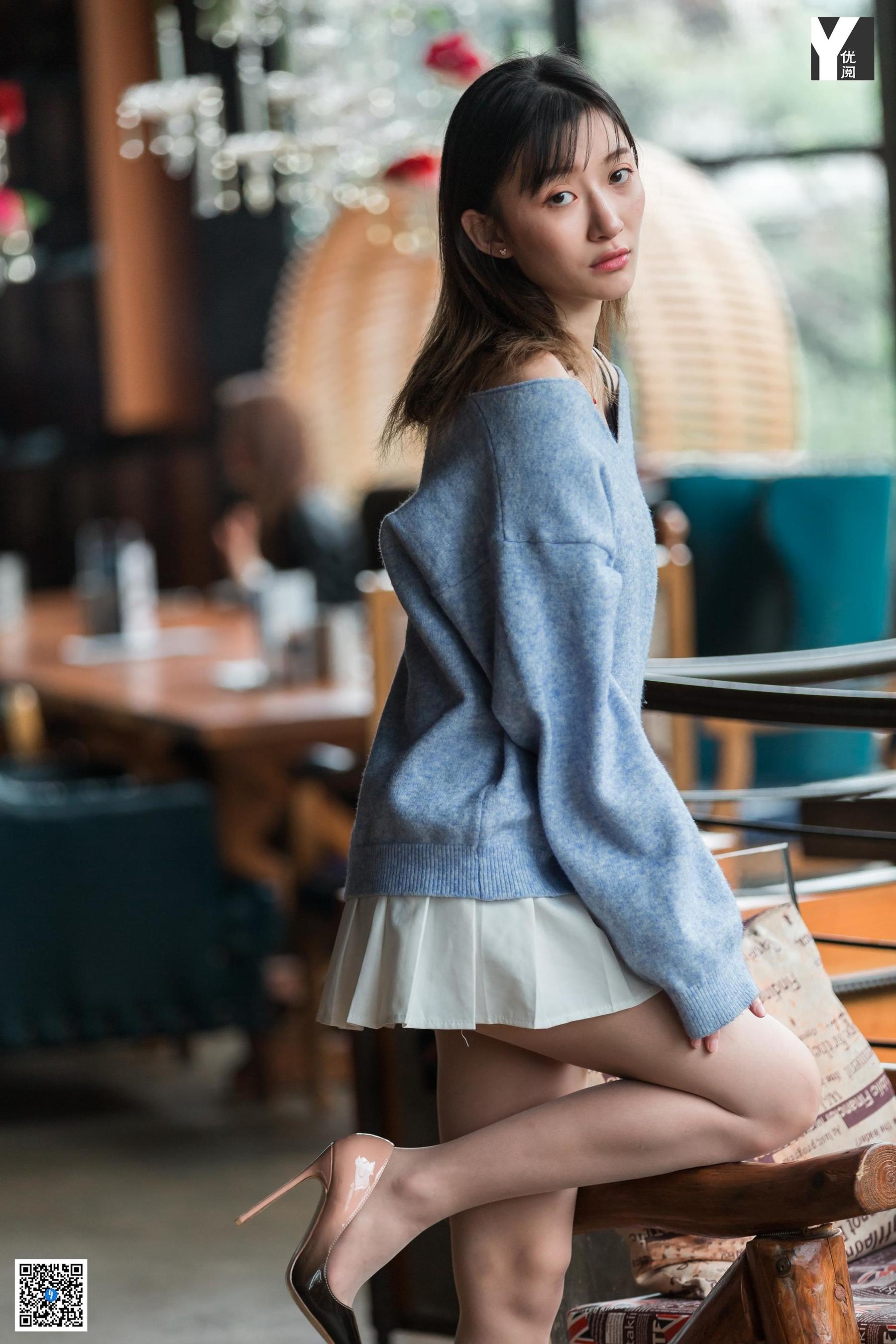 模特：秋秋《百褶裙少女》-图73