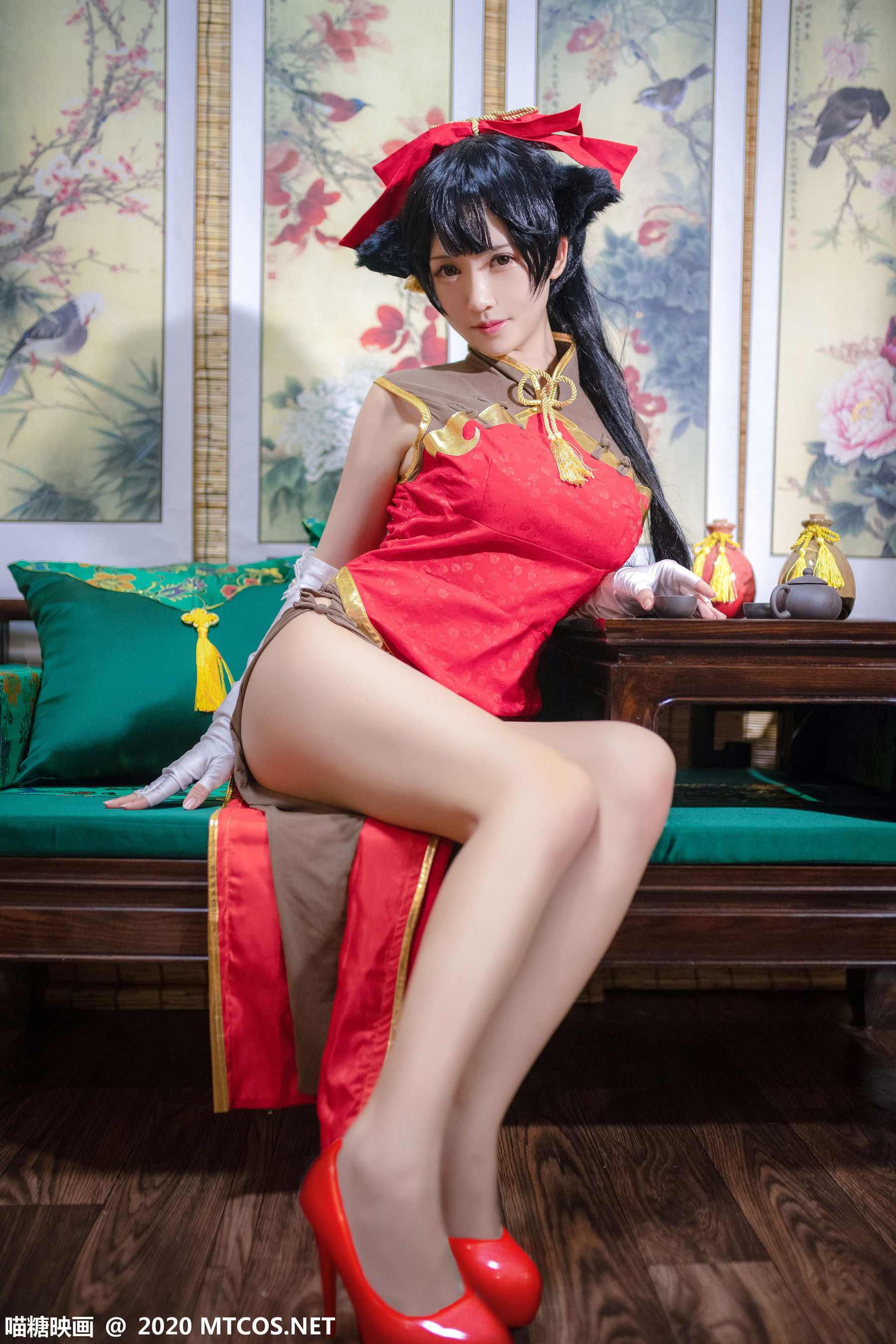 HML.015 高雄银红旗袍-图9