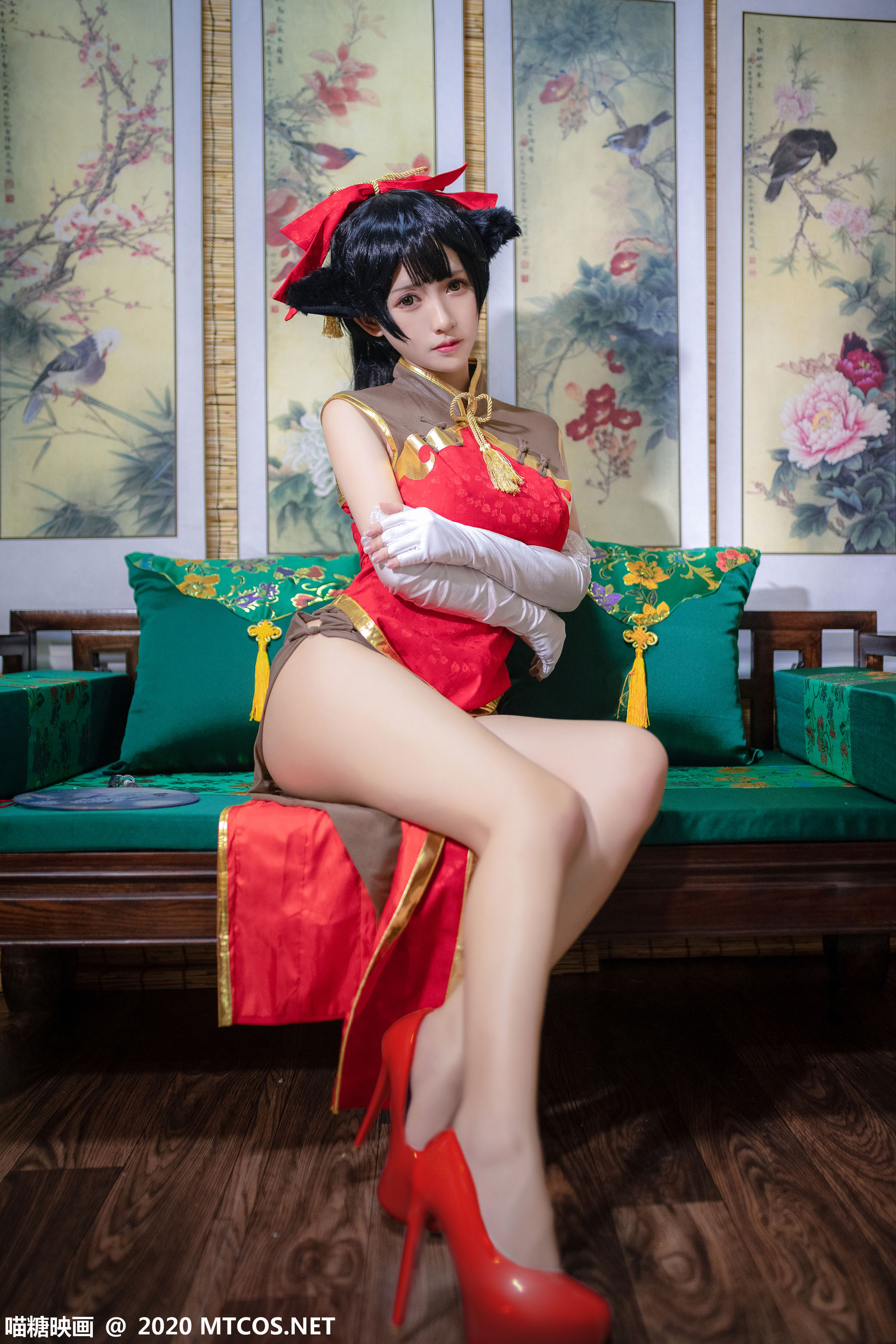 HML.015 高雄银红旗袍-图3