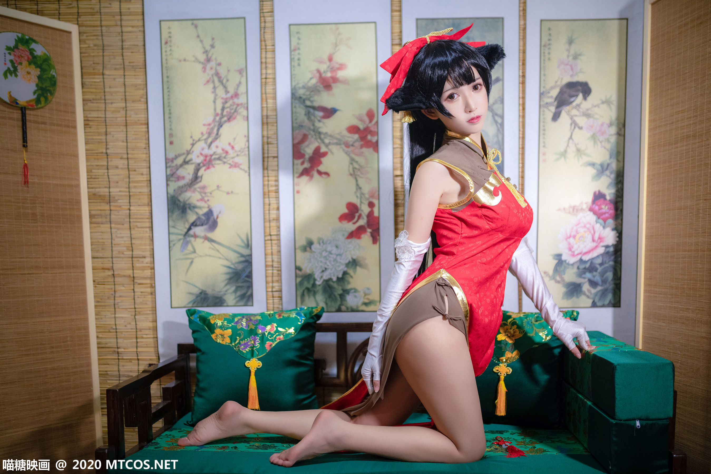 HML.015 高雄银红旗袍-图5
