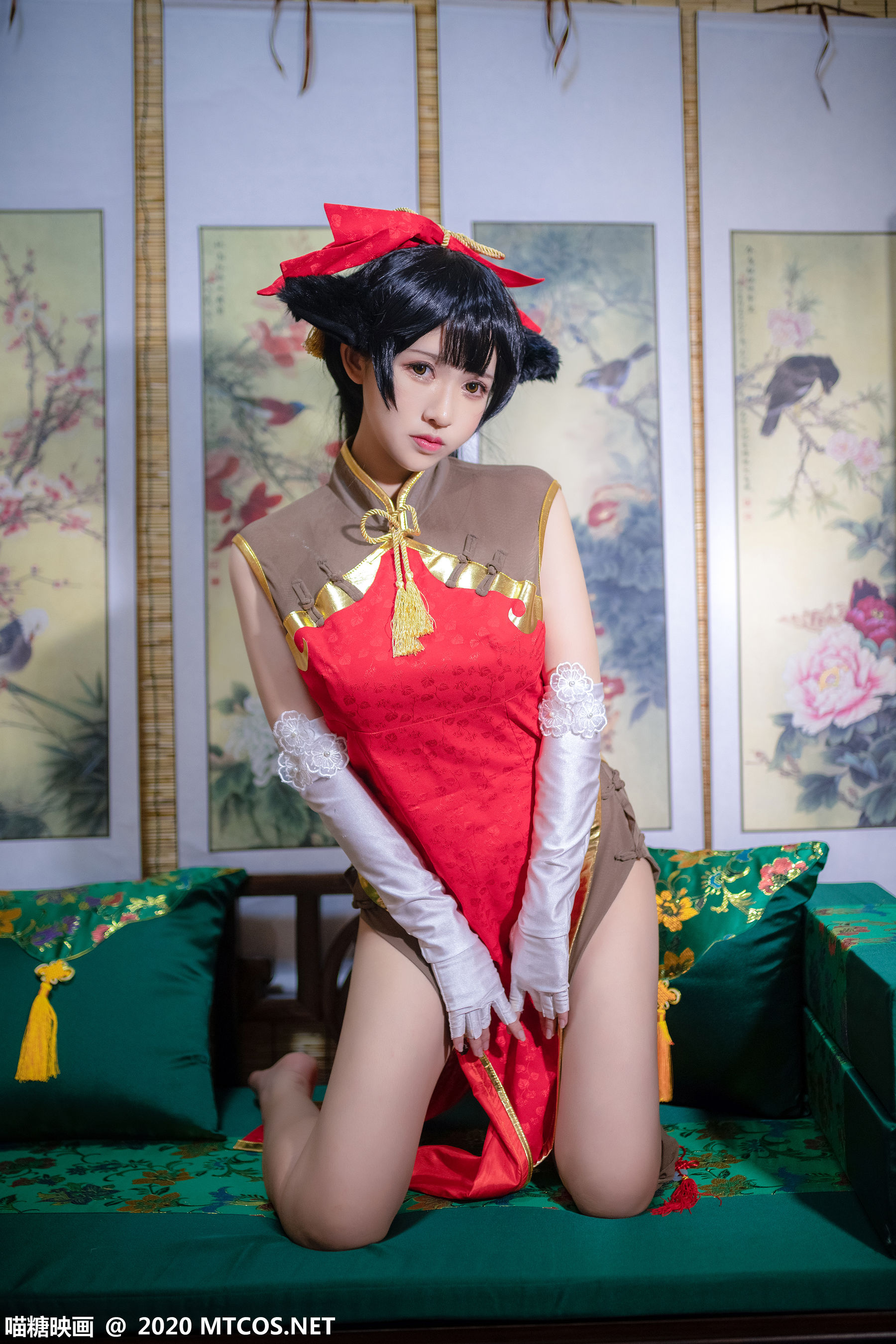 HML.015 高雄银红旗袍-图6