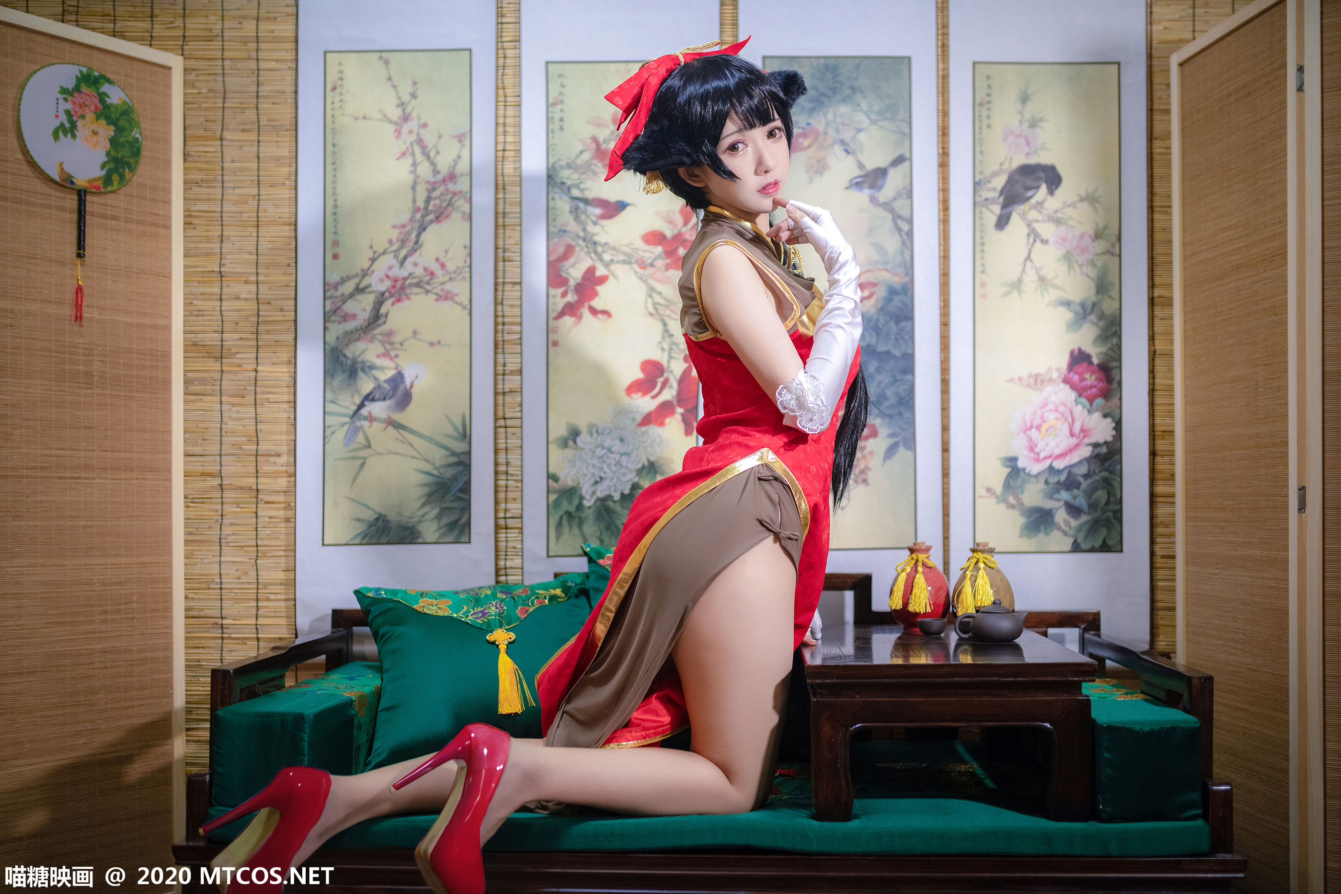 HML.015 高雄银红旗袍-图8