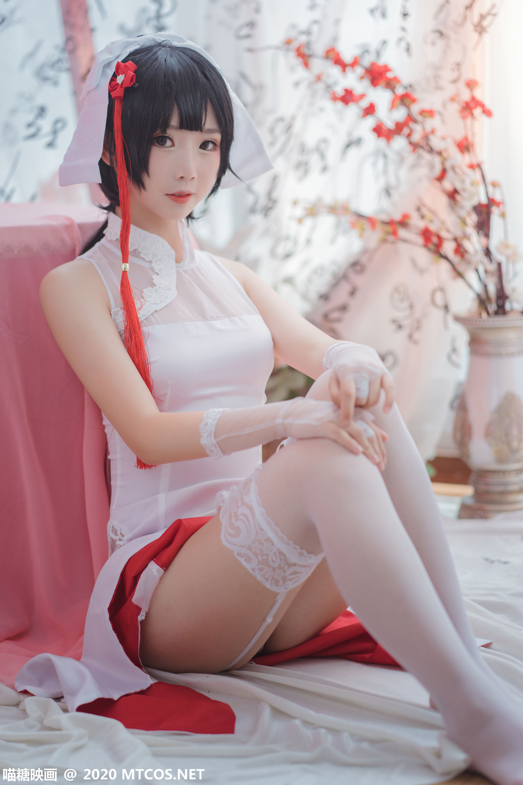 HML.017 高雄白旗袍-图3