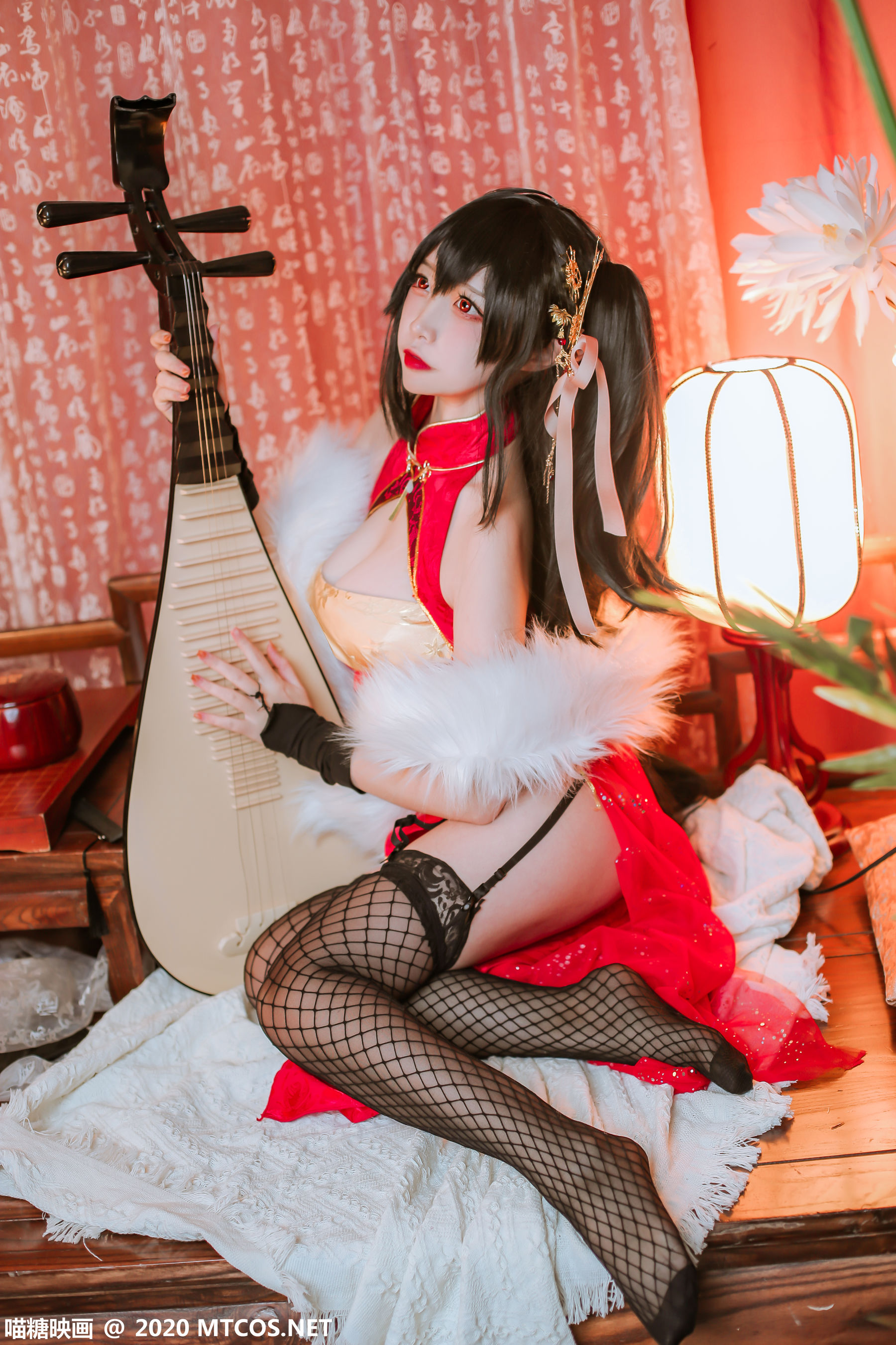 HML.018 碧蓝大凤旗袍-图25