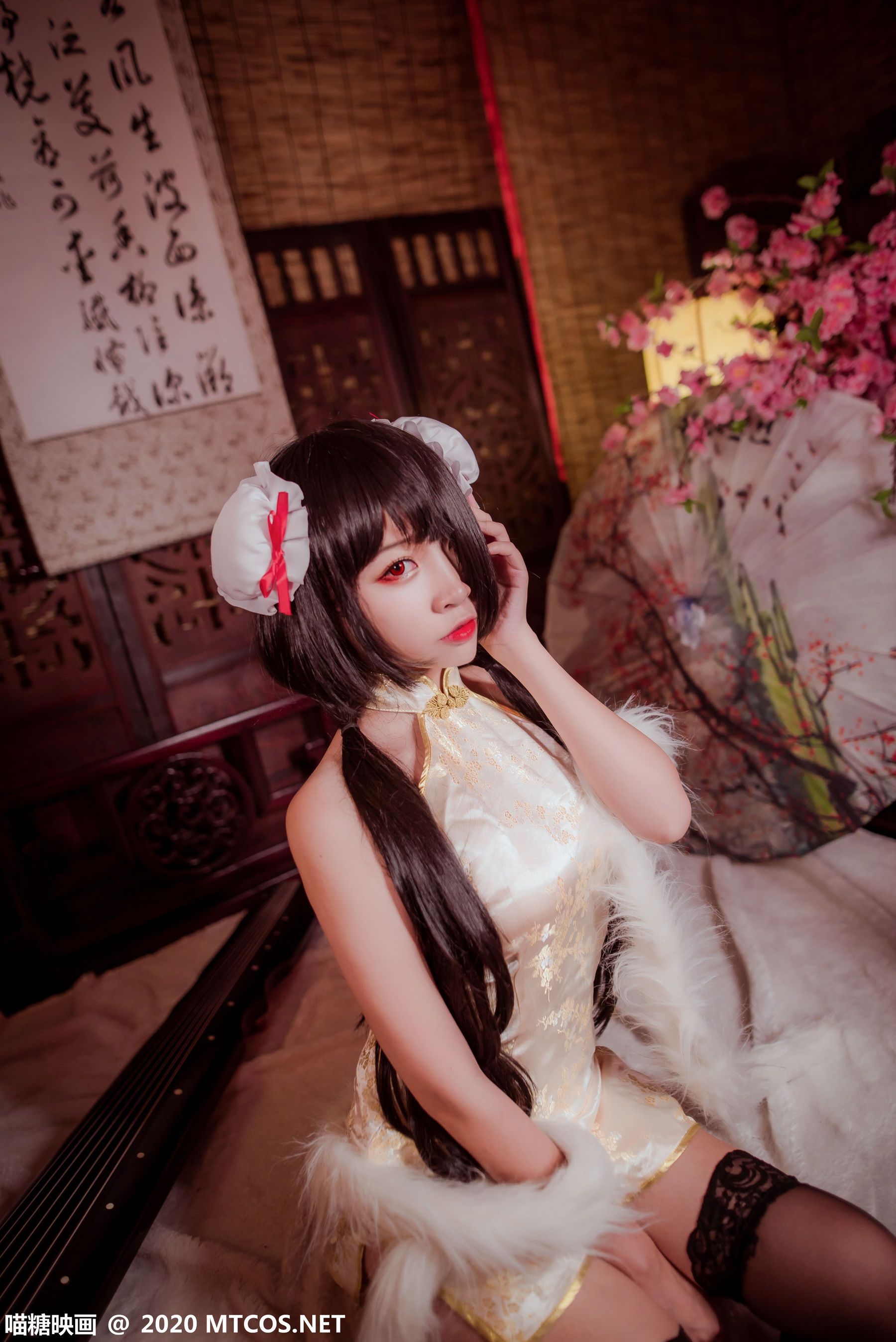 HML.019 狂三黑丝旗袍-图0