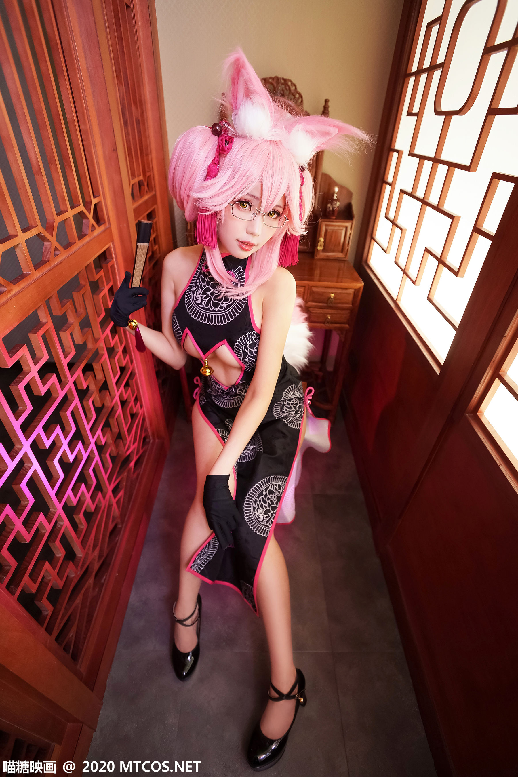 HML.024 玉藻狐旗袍-图0