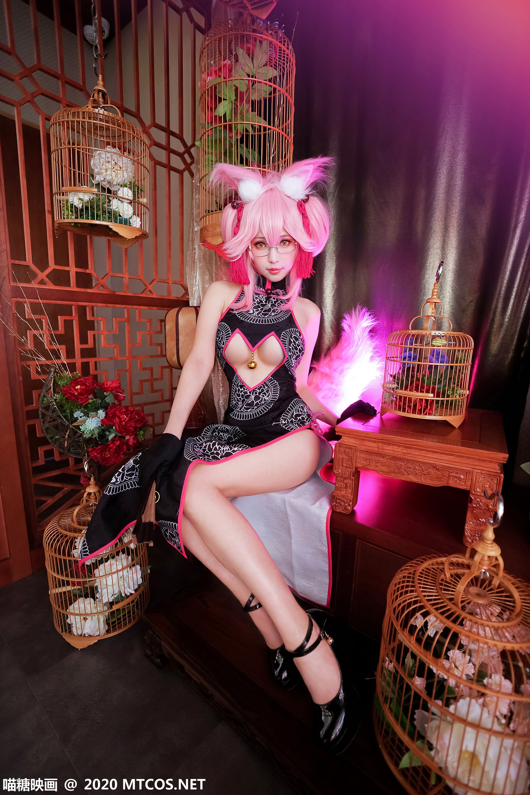 HML.024 玉藻狐旗袍-图19