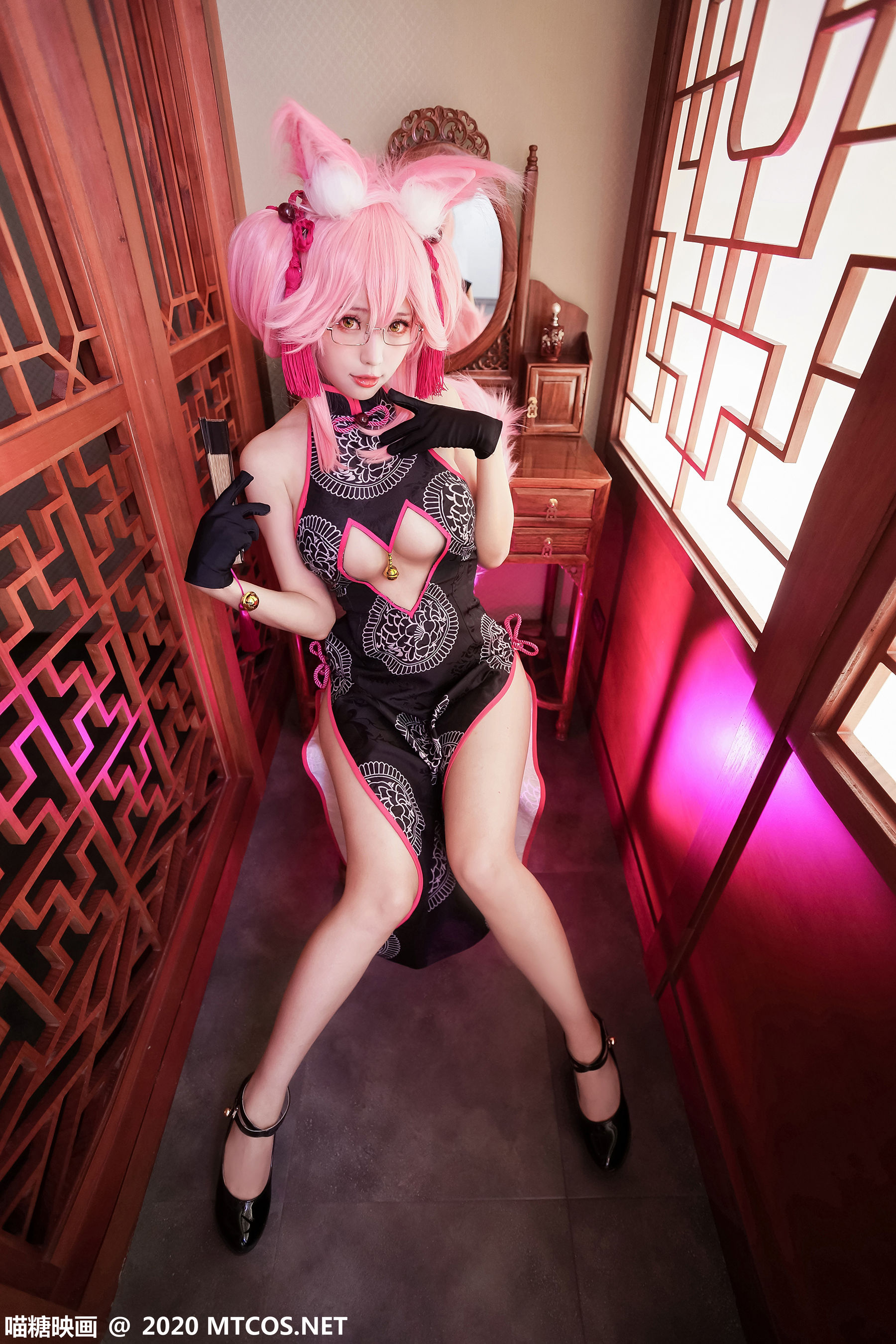 HML.024 玉藻狐旗袍-图2