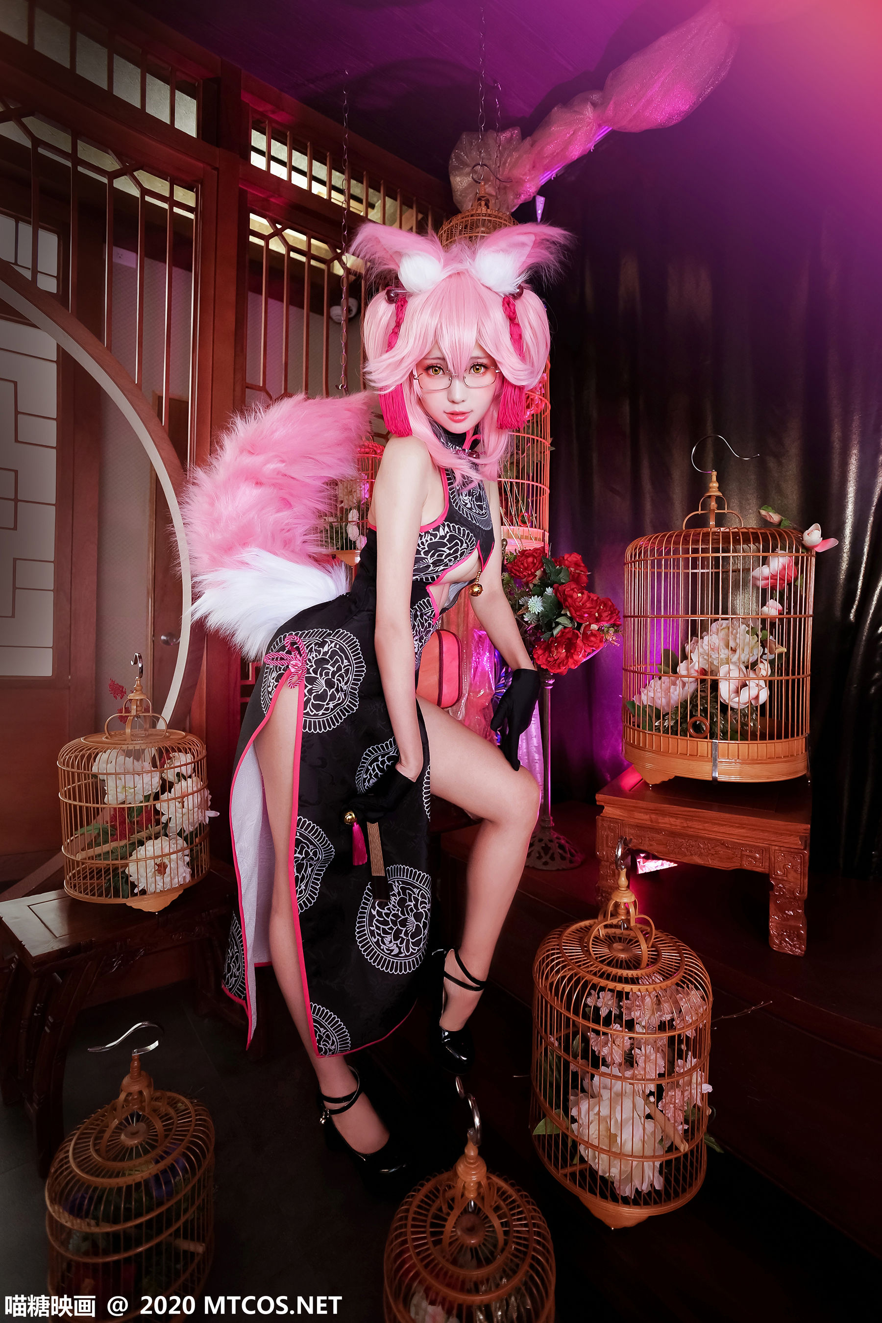 HML.024 玉藻狐旗袍-图32