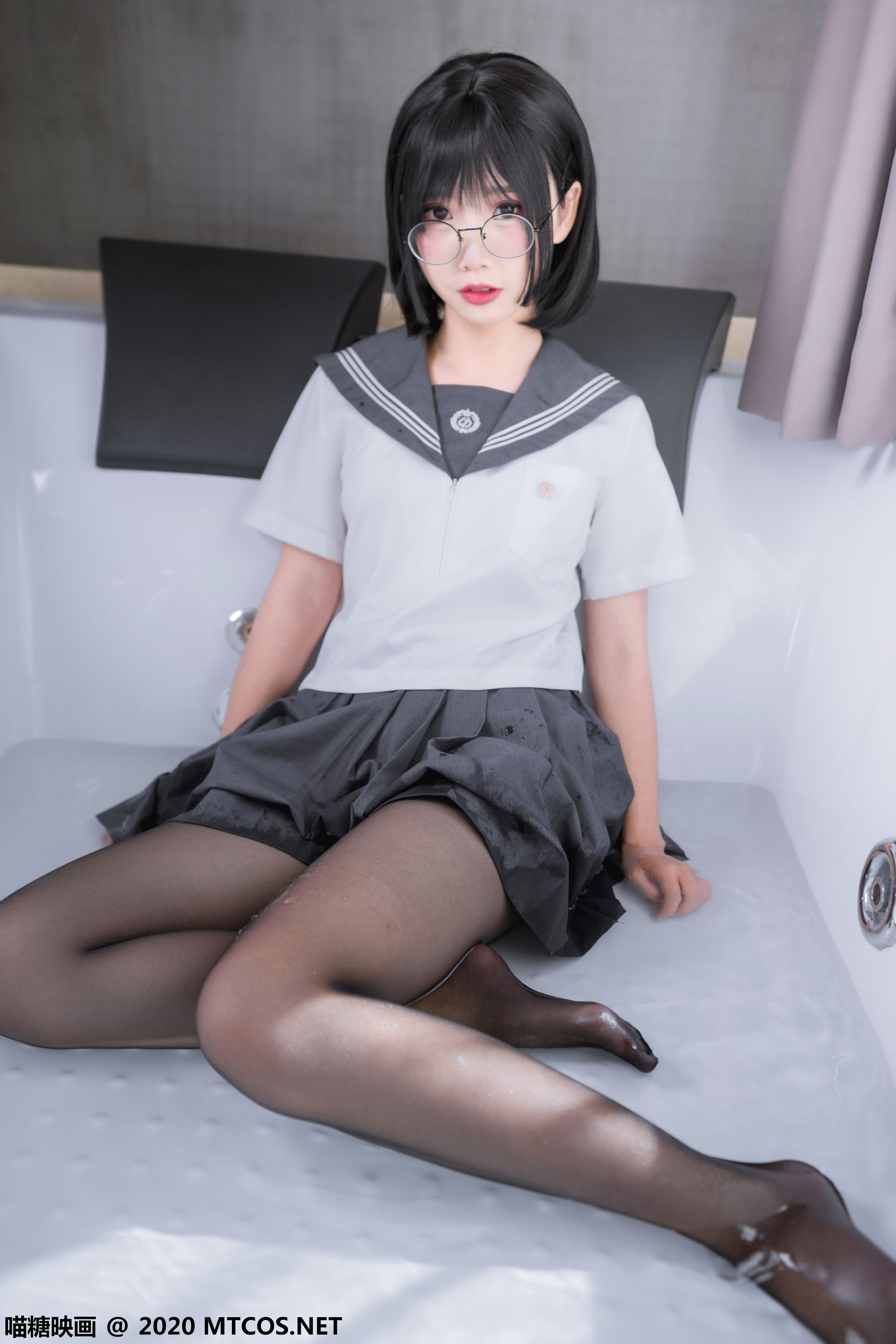 JKL.017 黑丝JK制服-图10