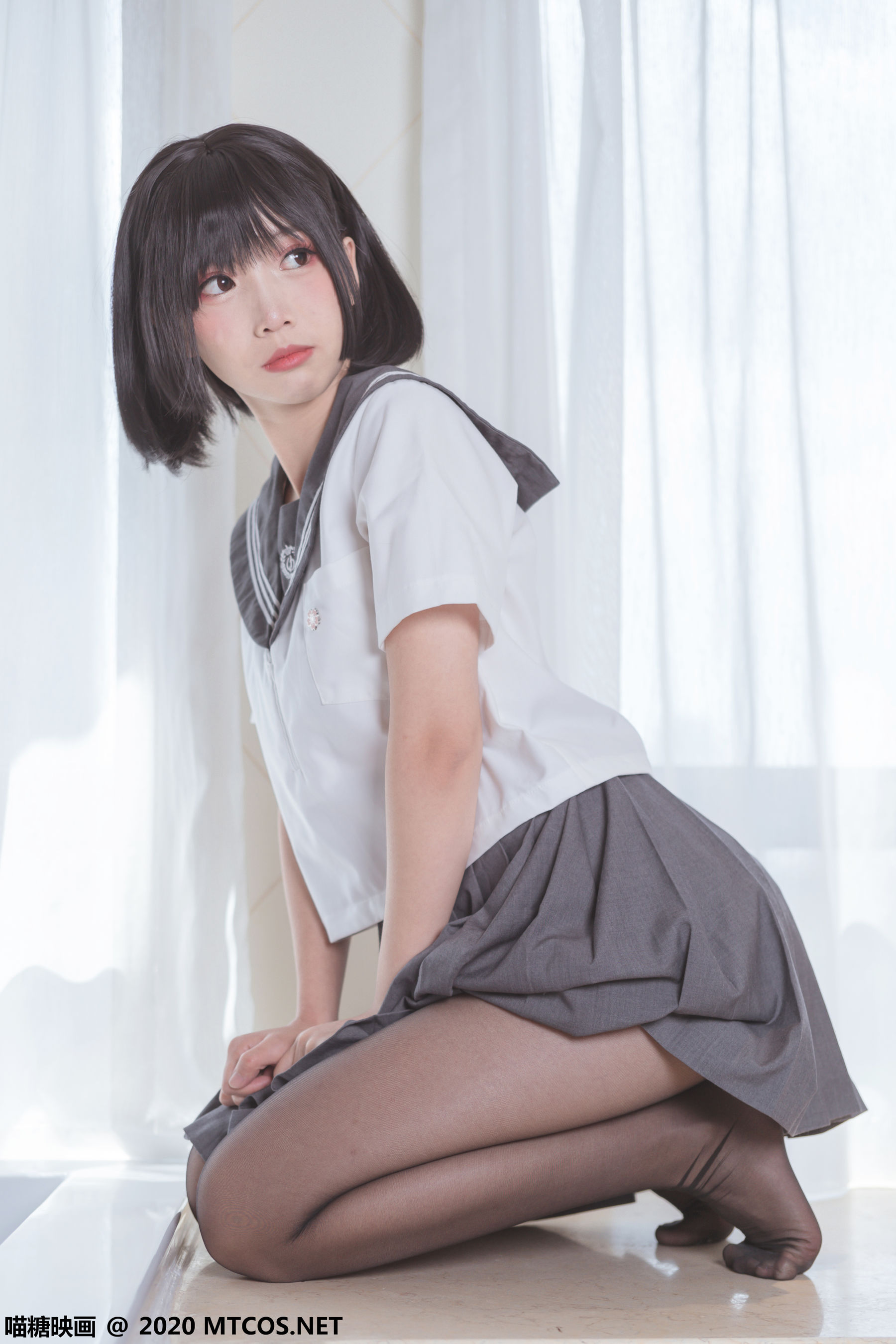 JKL.017 黑丝JK制服-图6