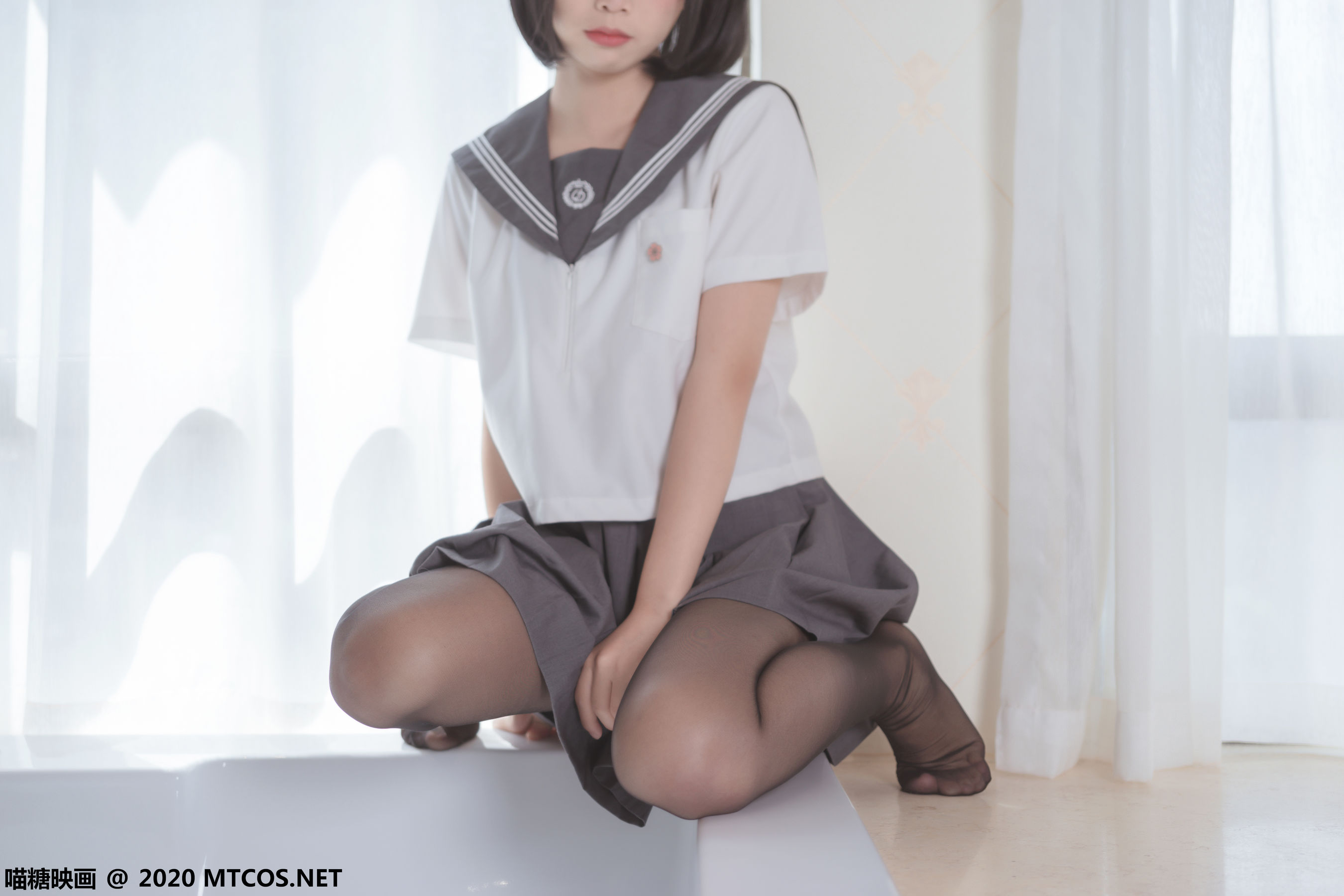 JKL.017 黑丝JK制服-图8