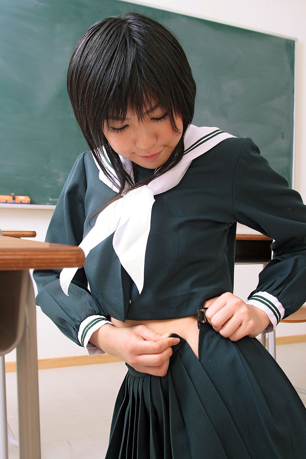 NO.402 Chieri Taneda 種田ちえり 制服美少女天国-图2