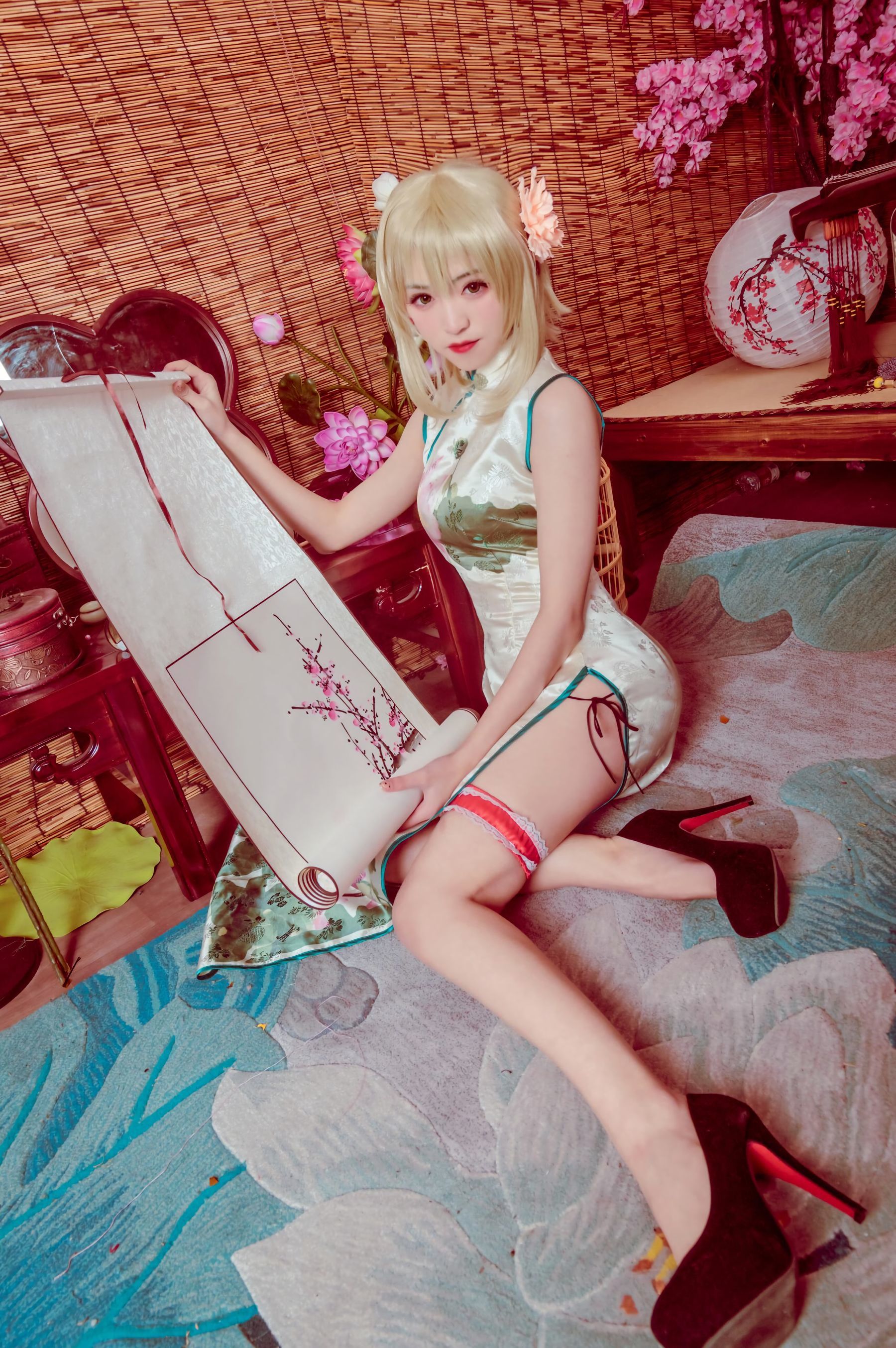 Coser__KETTOE - V家 GUMI 旗袍-图3