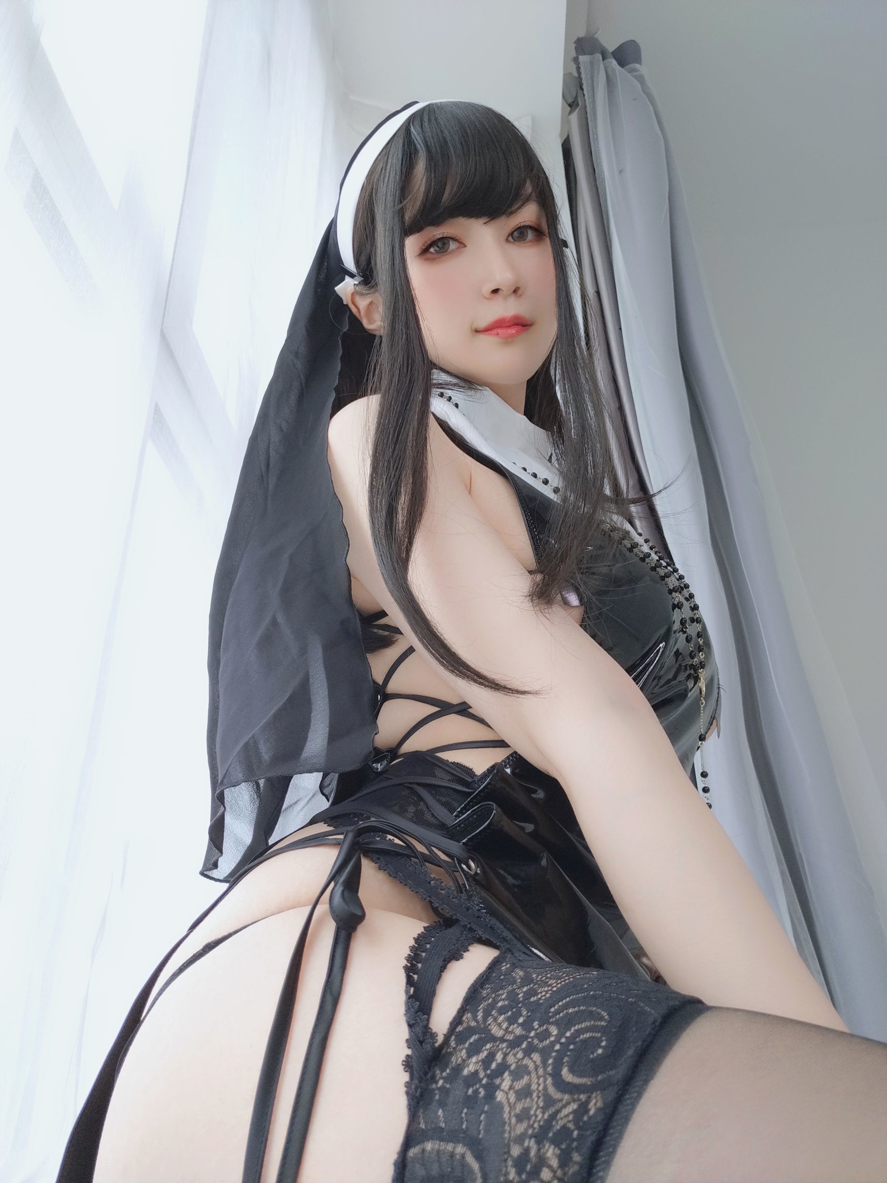 Coser小姐姐白银 - 皮衣修女-图49