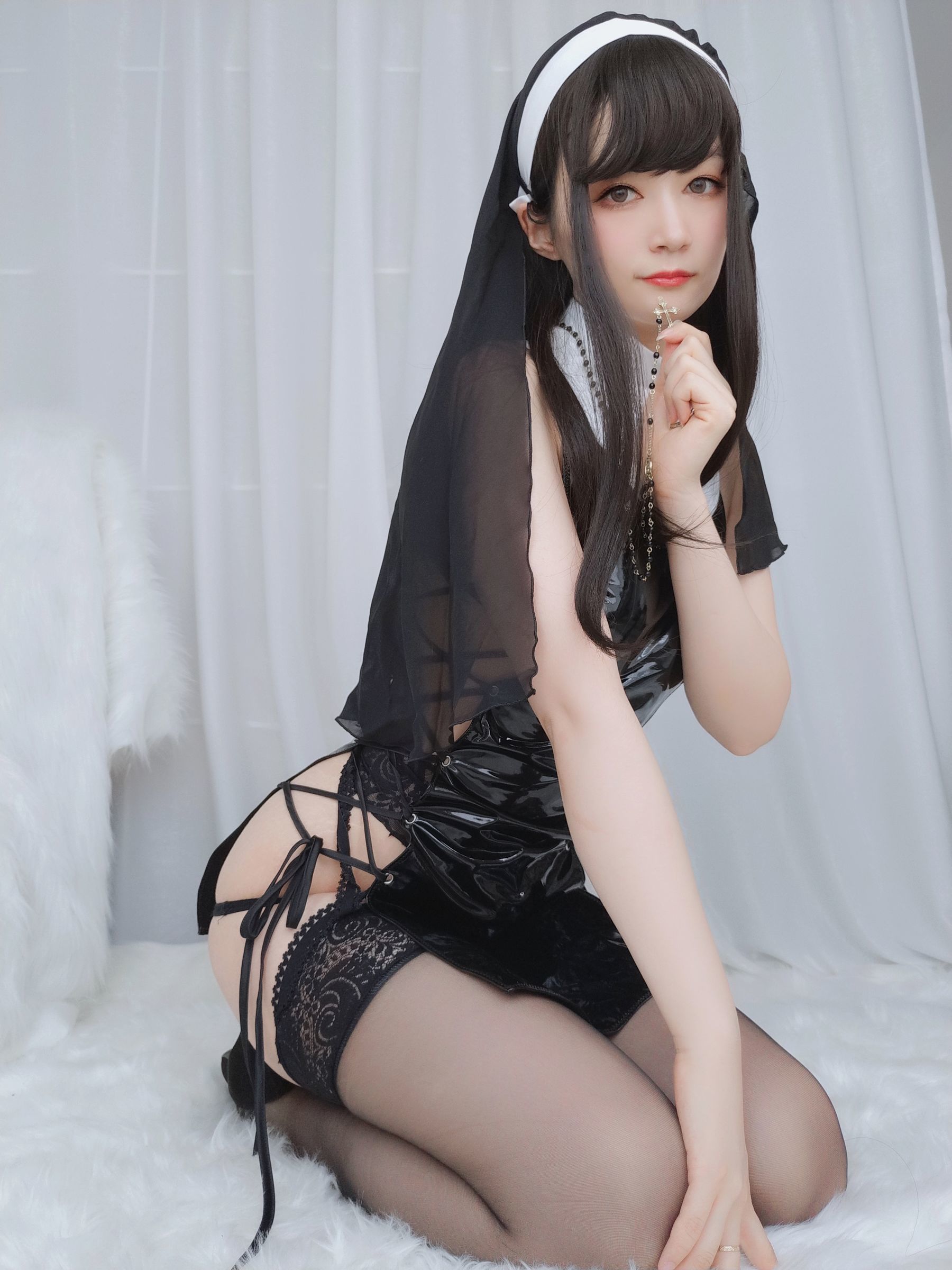 Coser小姐姐白银 - 皮衣修女-图87