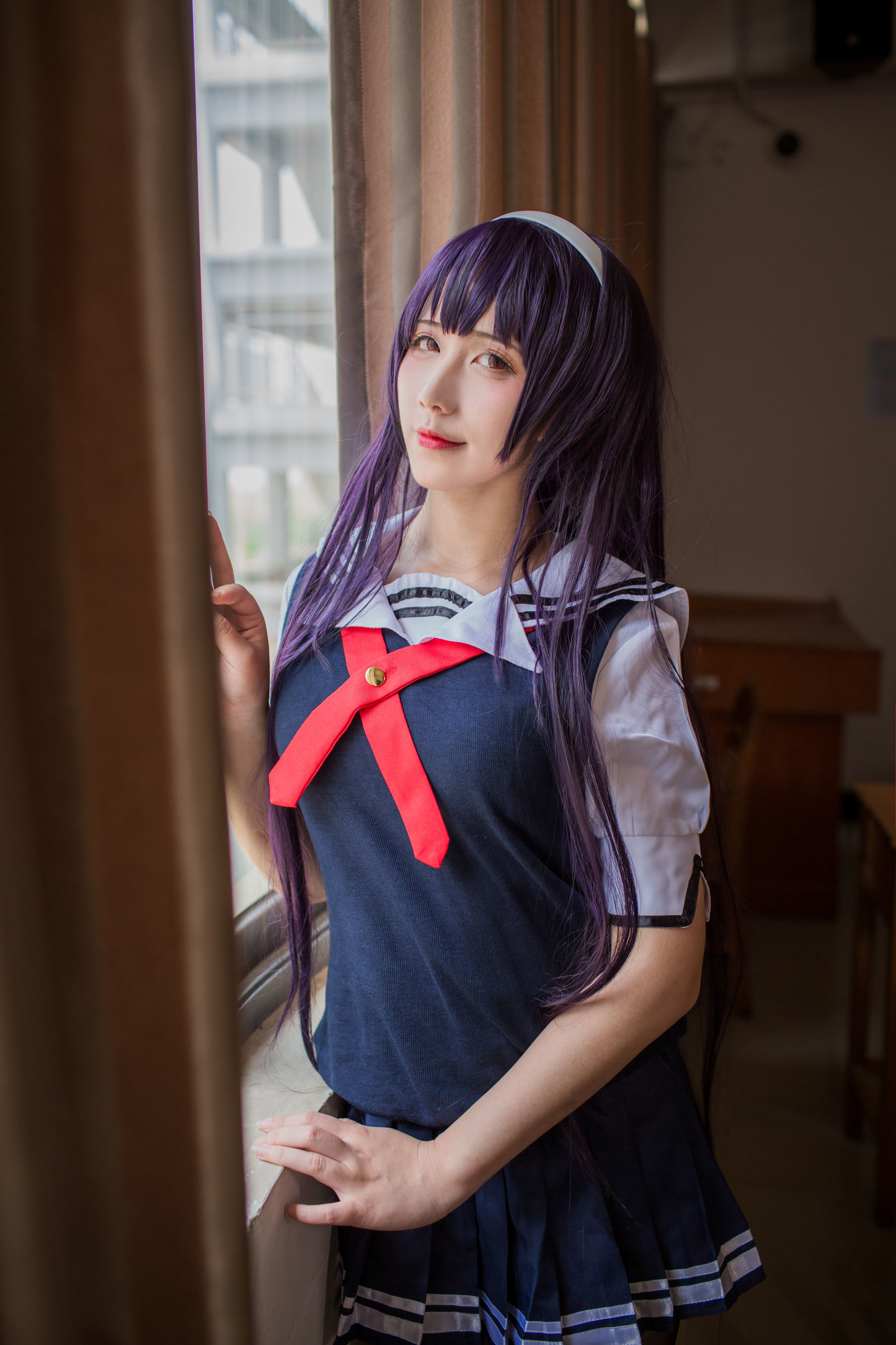 动漫博主九曲Jean - 霞之丘诗羽夏季校服-图12