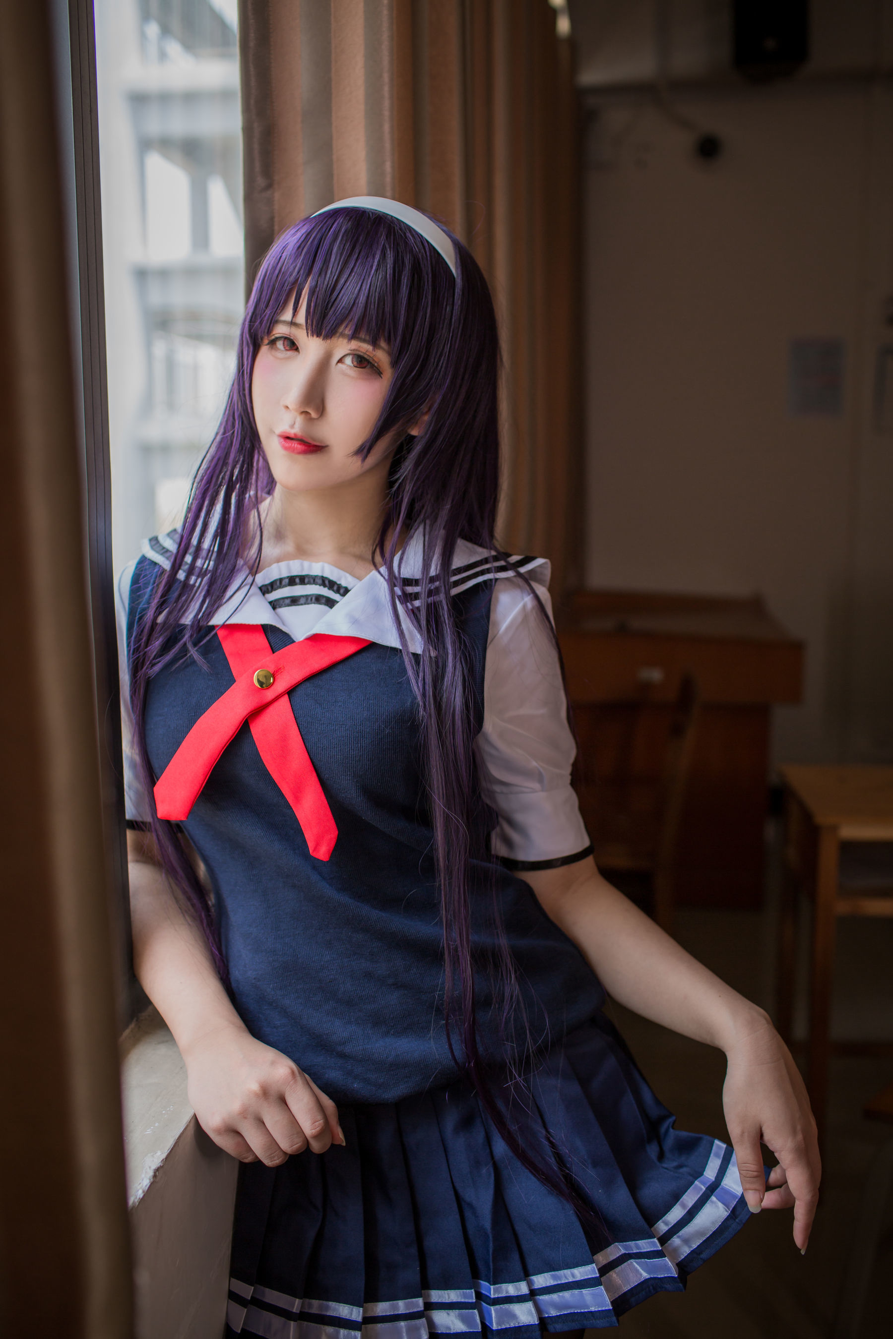 动漫博主九曲Jean - 霞之丘诗羽夏季校服-图13