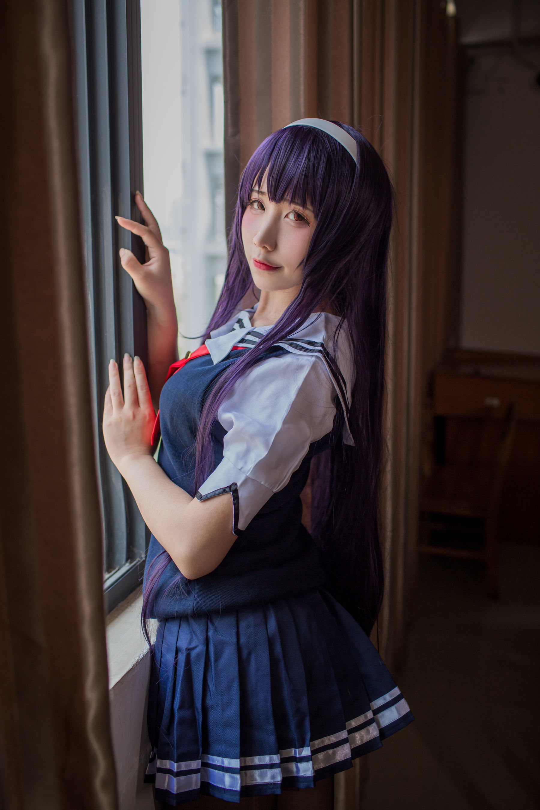 动漫博主九曲Jean - 霞之丘诗羽夏季校服-图15