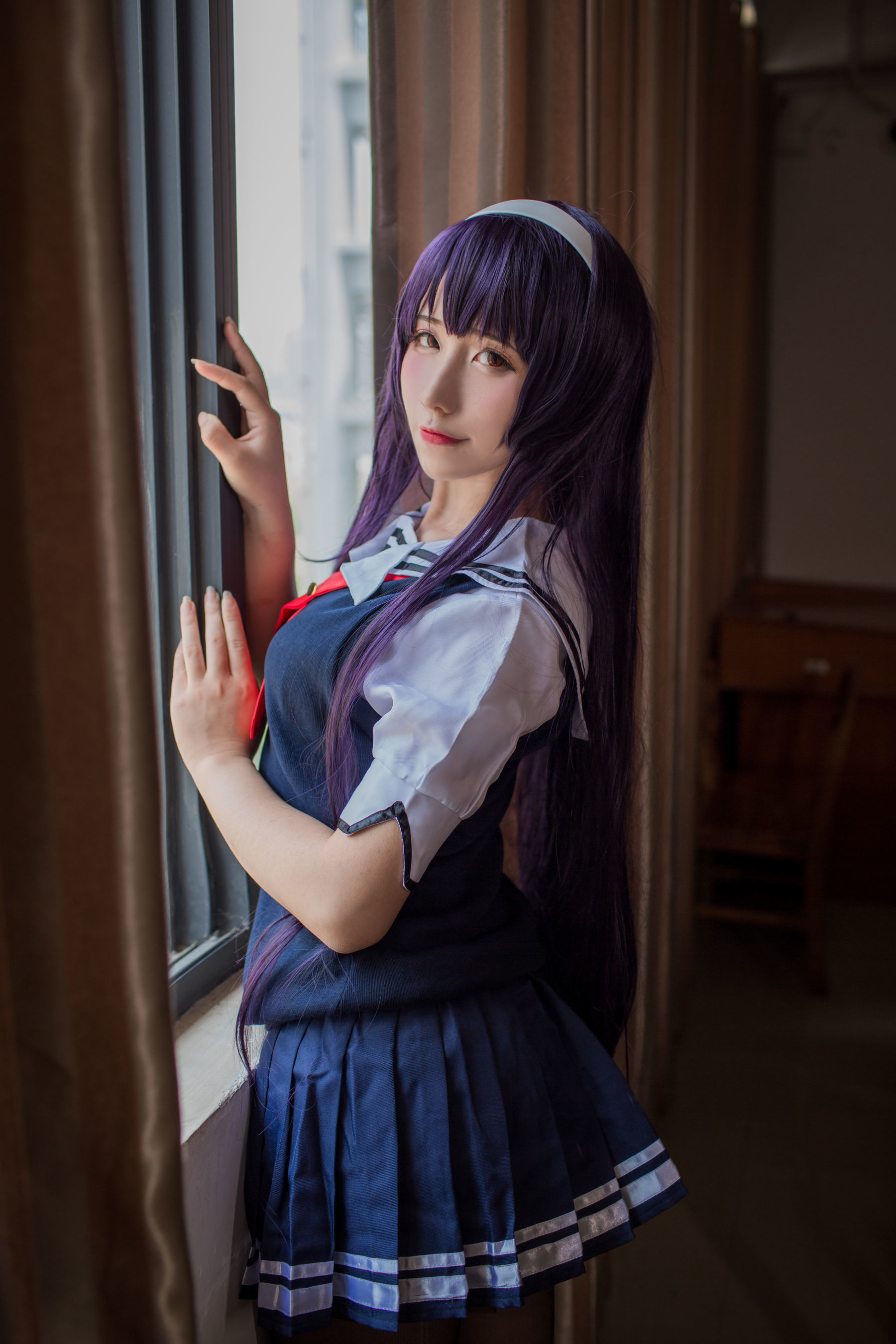 动漫博主九曲Jean - 霞之丘诗羽夏季校服-图20