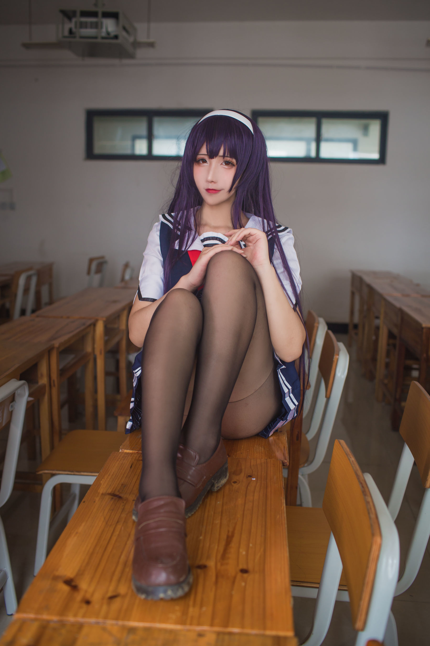 动漫博主九曲Jean - 霞之丘诗羽夏季校服-图28