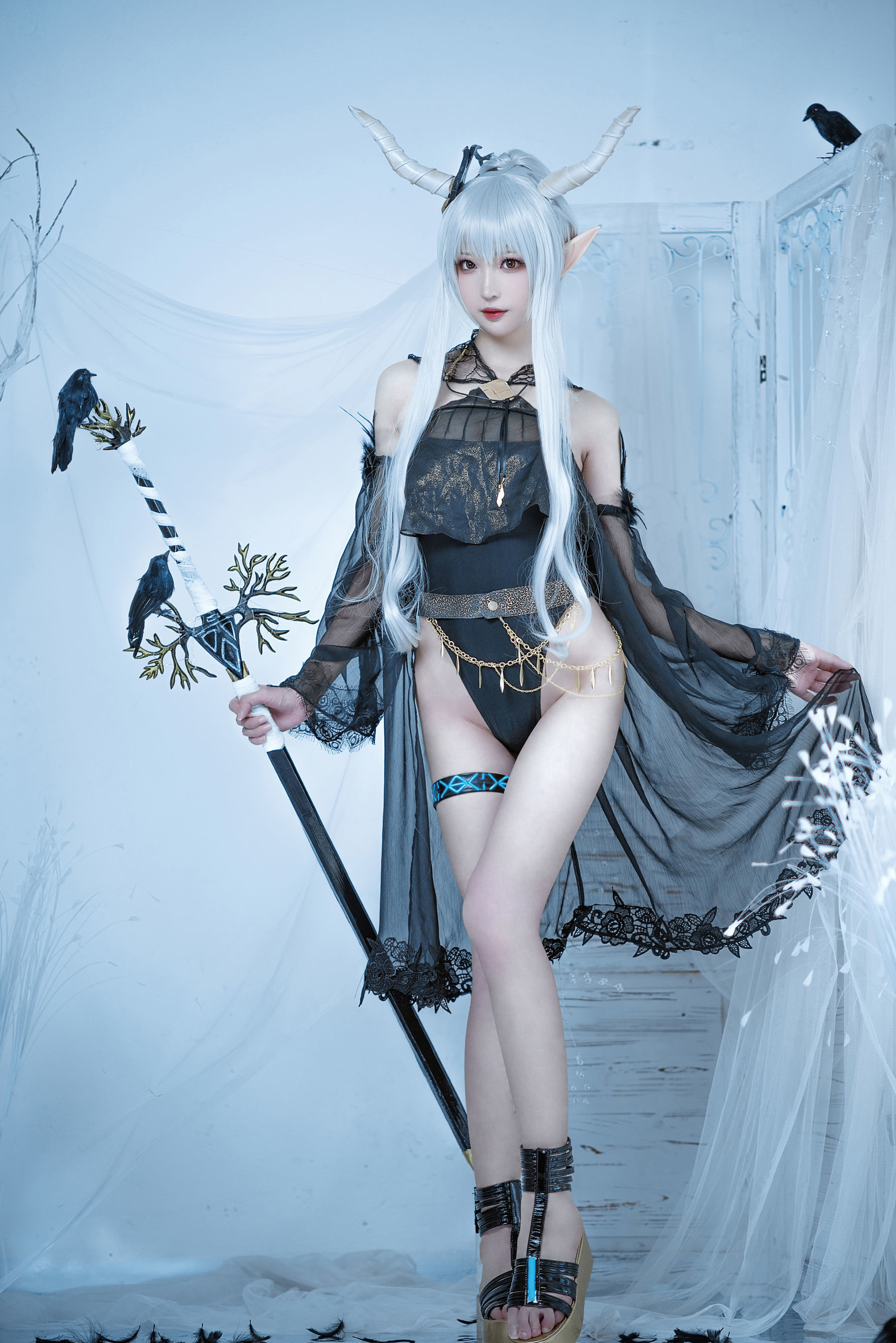 Coser小姐姐南宫 - 闪灵泳装-图19